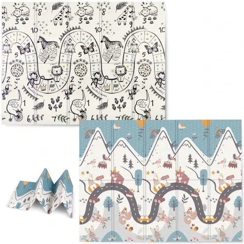 Sulankstomas edukacinis putplasčio kilimėlis 200 x 150 x 1 cm Nukido NK-341 - nuotrauka 1