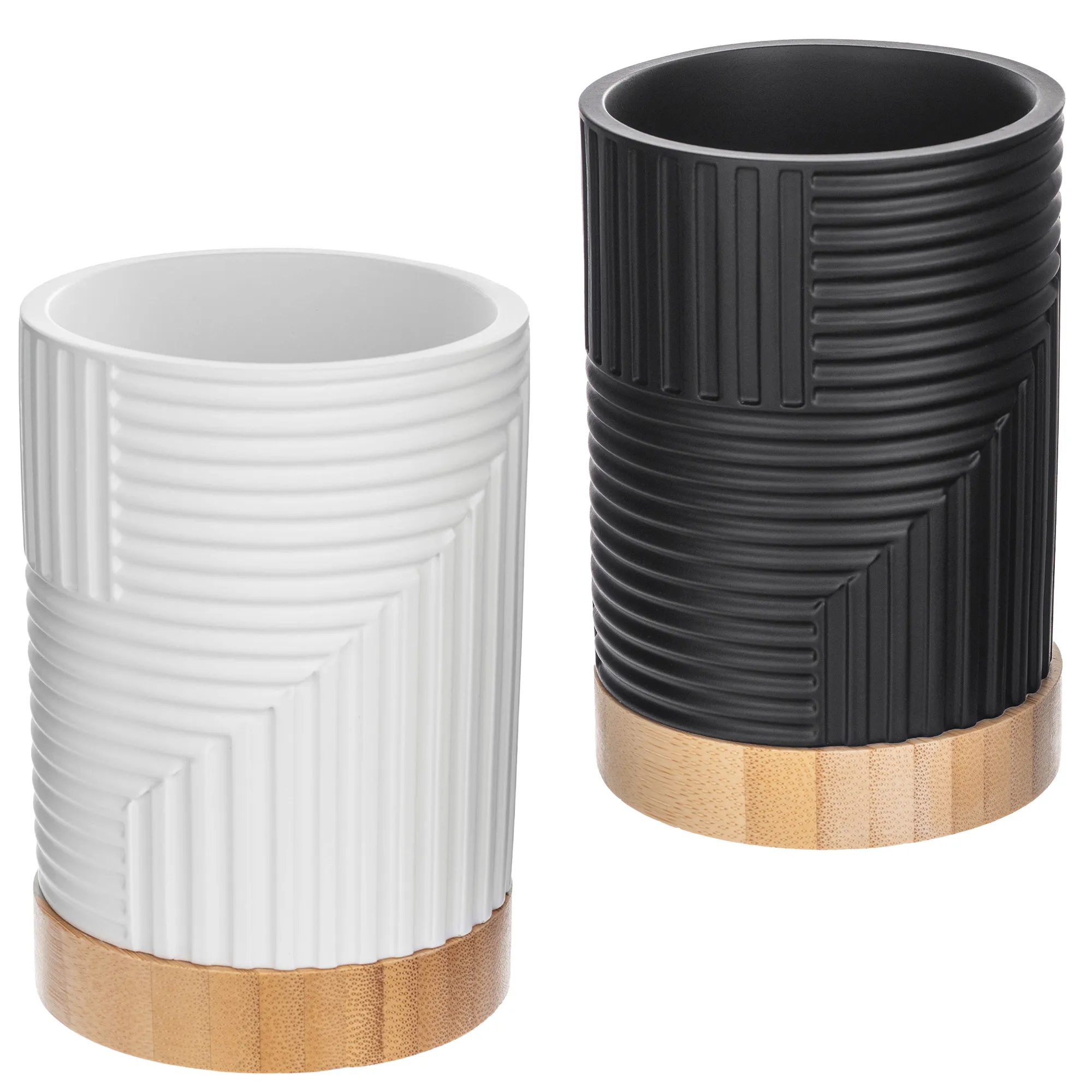 Lunel apvalus vonios puodelis, baltas