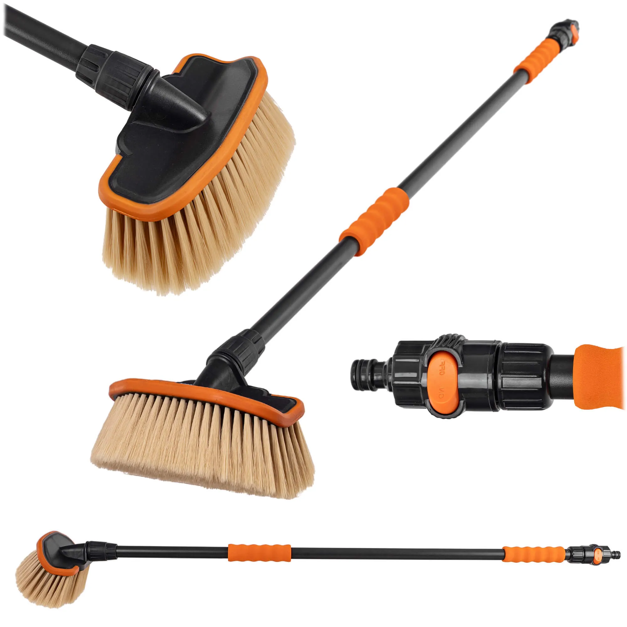 Antony skalbimo šepetys su vožtuvu, 2 plokštumų, 110 x 20 cm