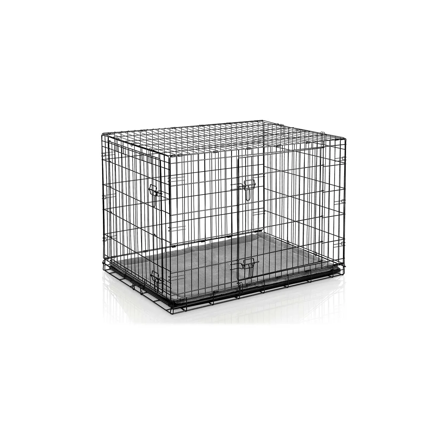 Metalinis šunų voljeras + guolis 91 x 57 x 62 cm PH-201 - nuotrauka 1