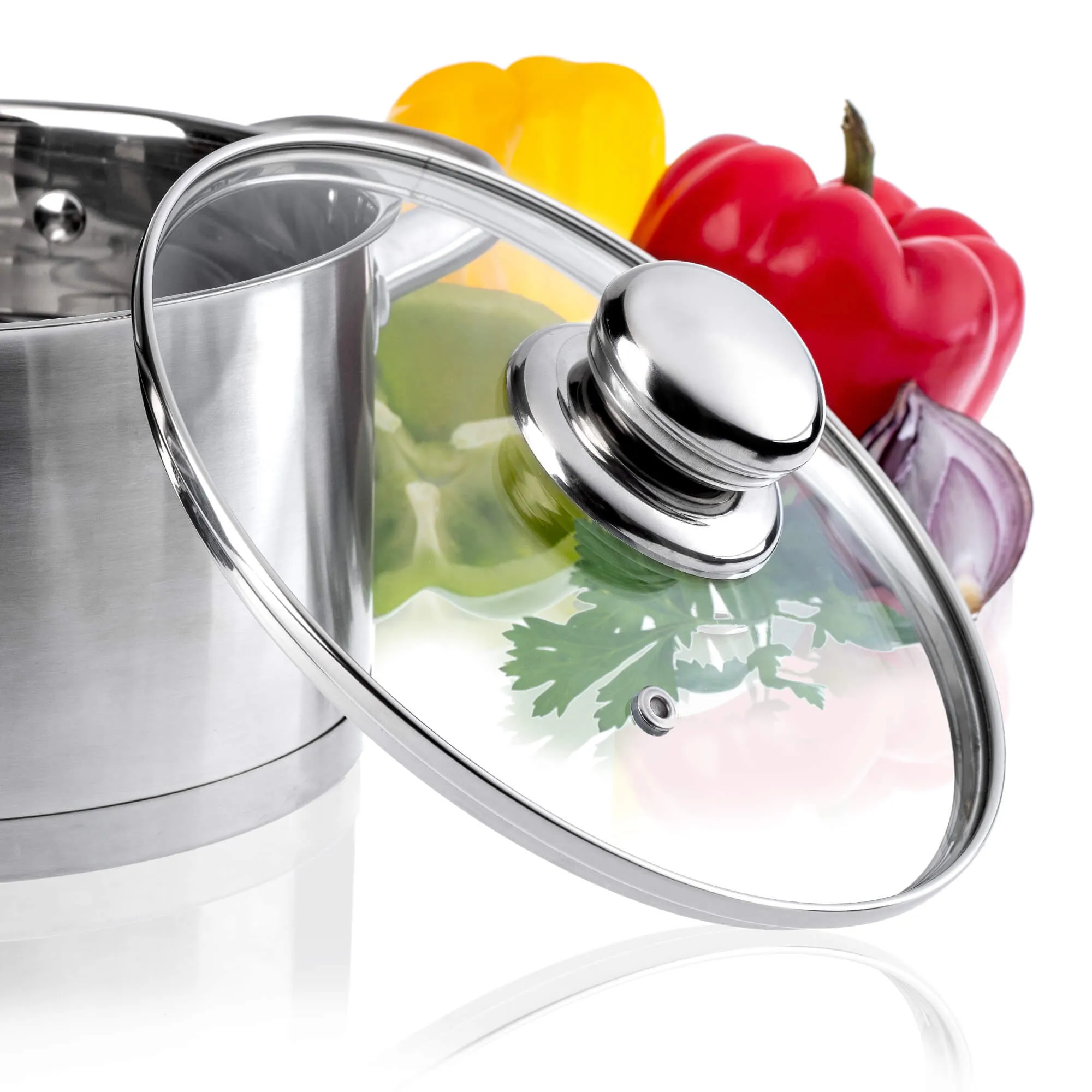 „Finsta“ orkaitėje atsparus dangtis su metaline rankena, 16 cm