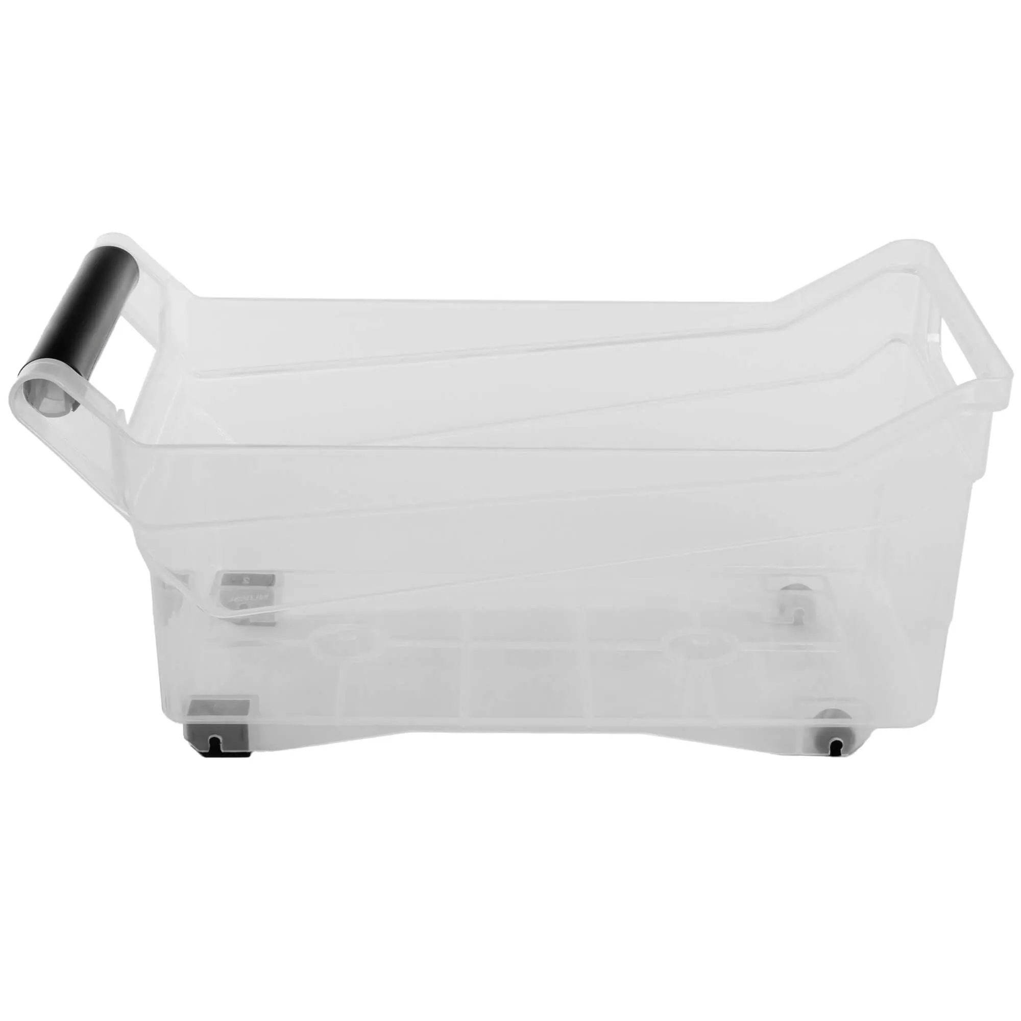 Viran 10L sandėliavimo konteineris su ratukais ir rankena