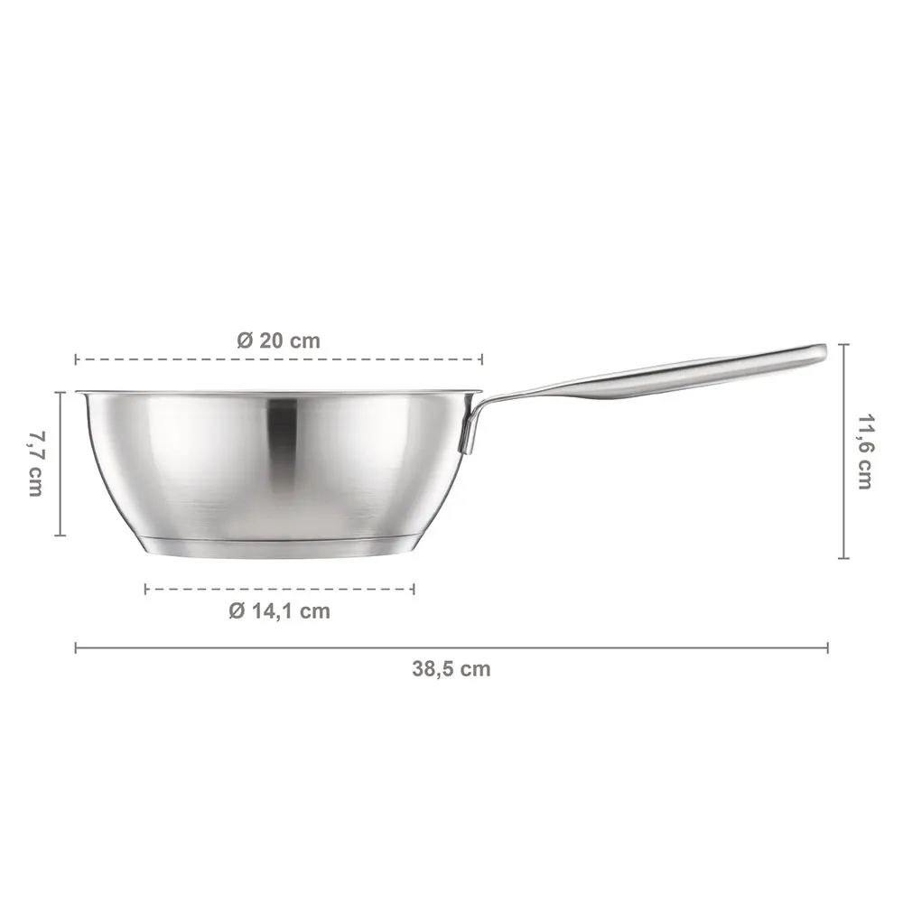 Fiskars 1064748 plieninis puodas/keptuvė 2 l