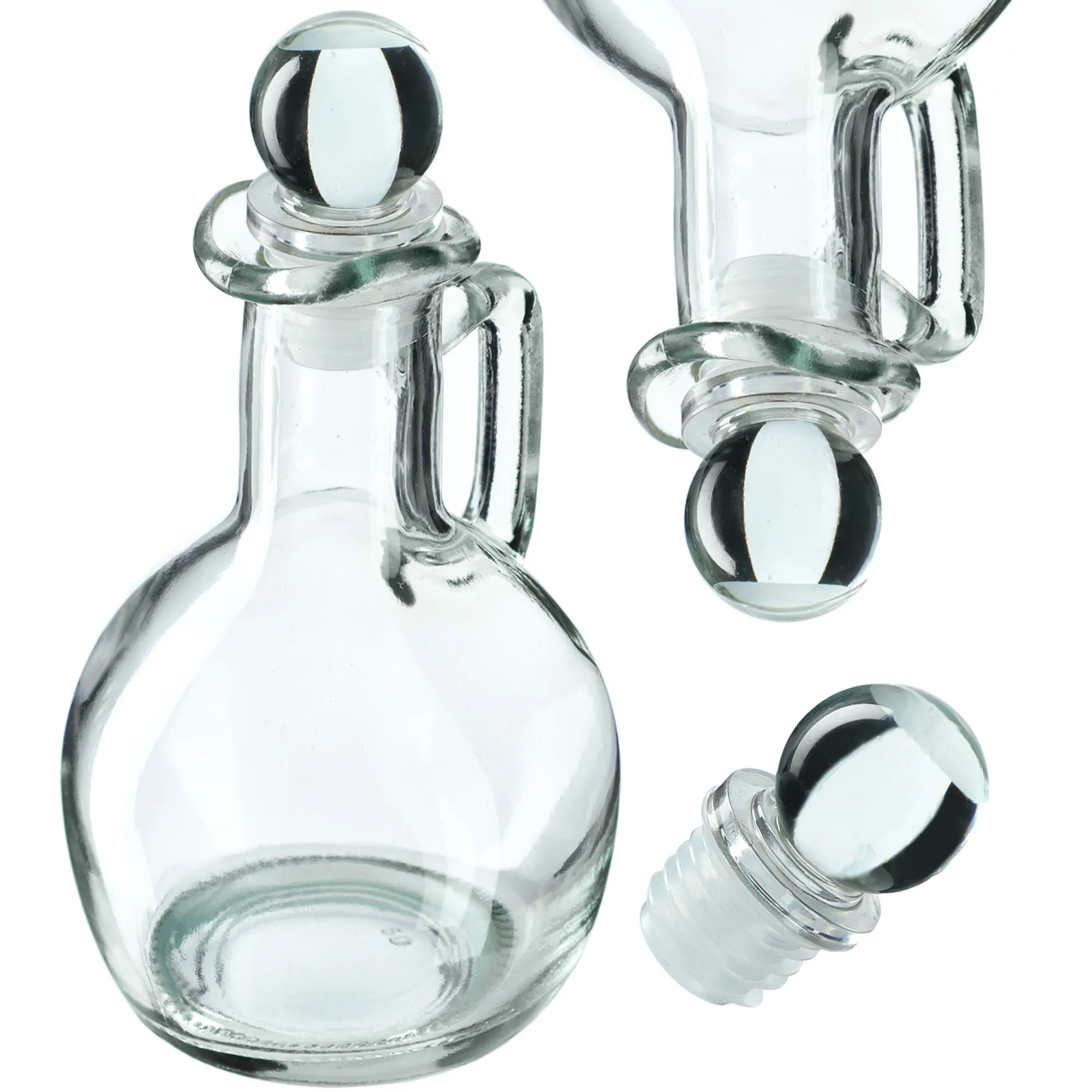 Renaro stiklinis butelis su rankena, 100 ml