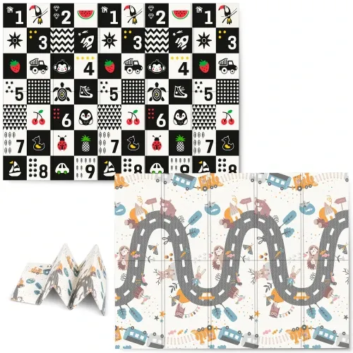 Sulankstomas edukacinis putplasčio kilimėlis 200 x 150 x 1 cm Nukido NK-341 - nuotrauka 1