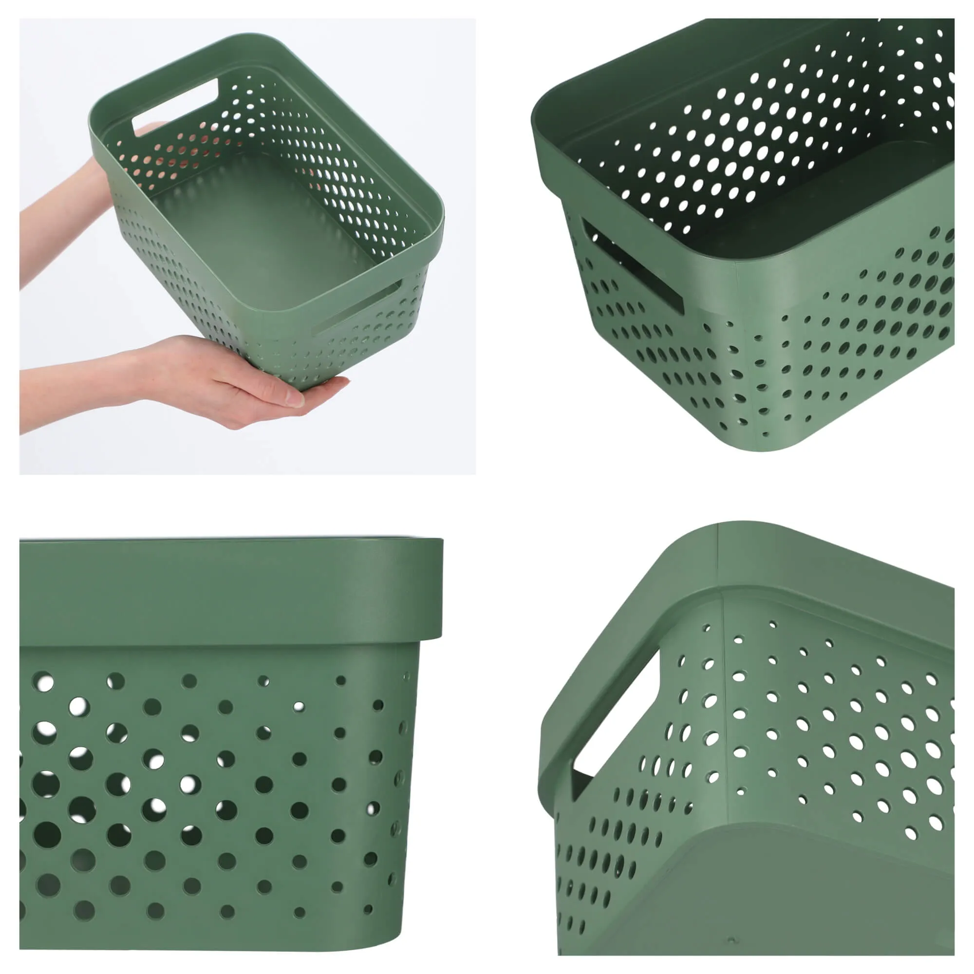 Infinity Eko Curver 4,5 l plastikinis indas, žalias