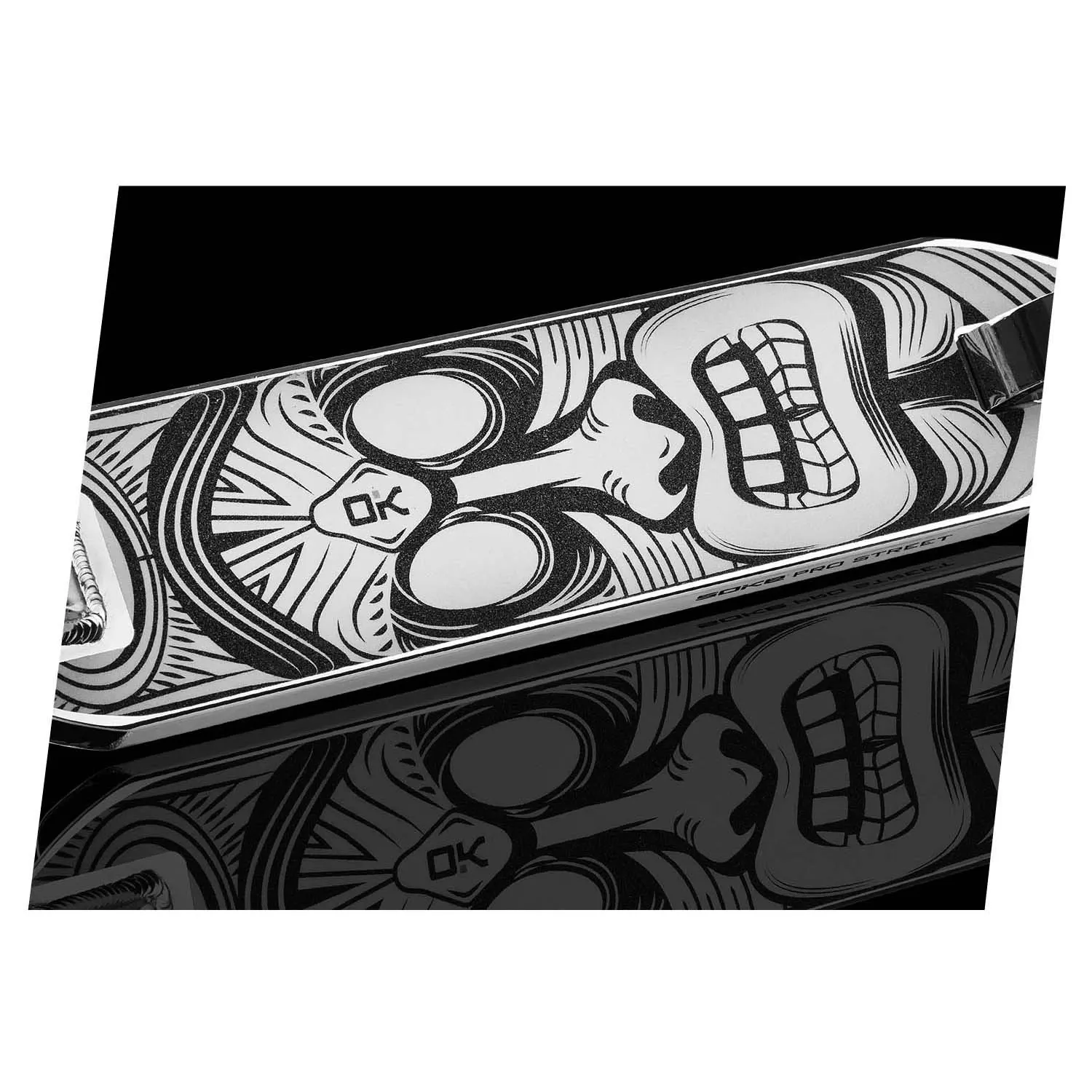 SOKE PRO gatvės sidabrinis triukų paspirtukas - nuotrauka 1