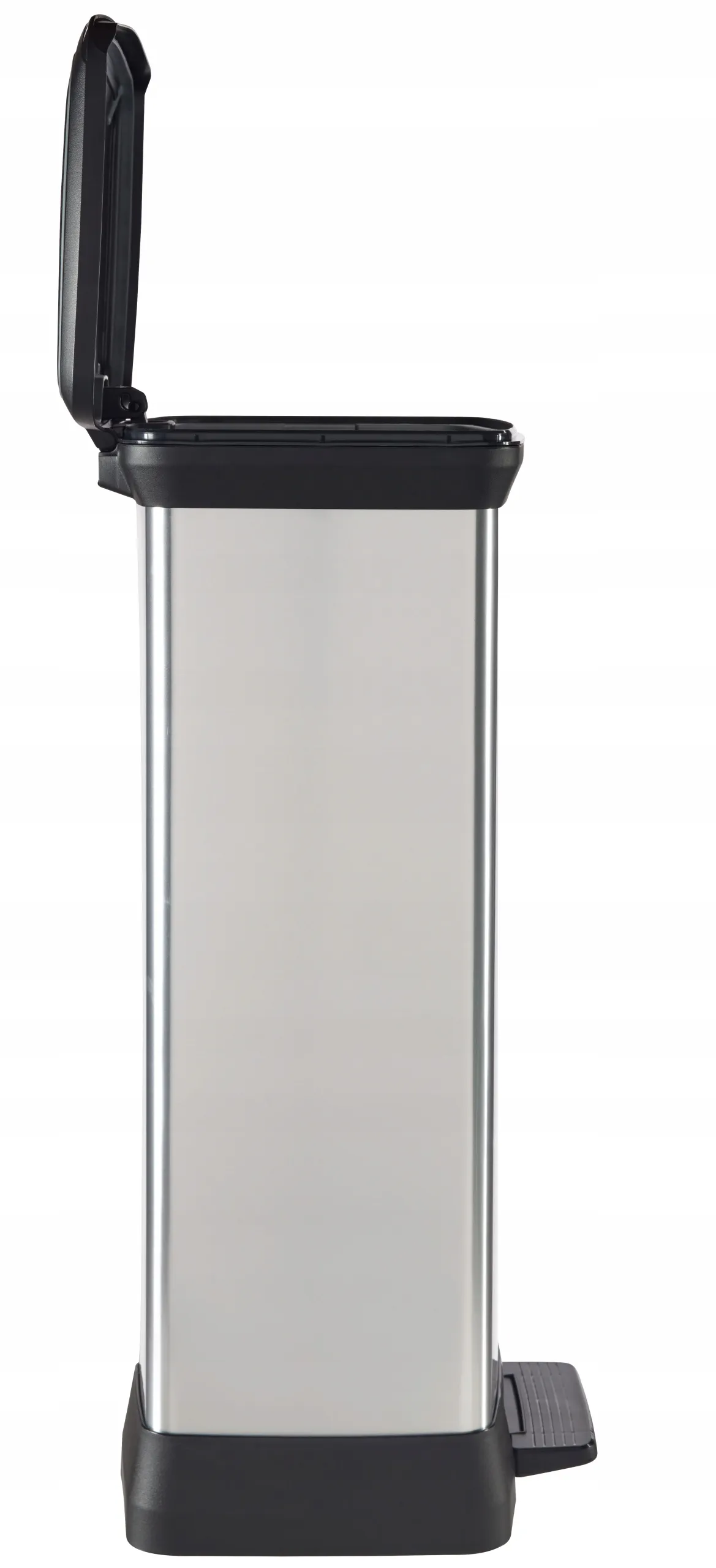 50 litrų talpos „Curver Deco“ šiukšliadėžė, metalizuota