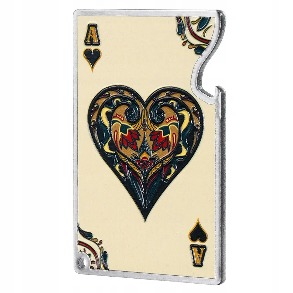 Banon butelių atidarytuvas, 8 cm, kreminės širdies formos