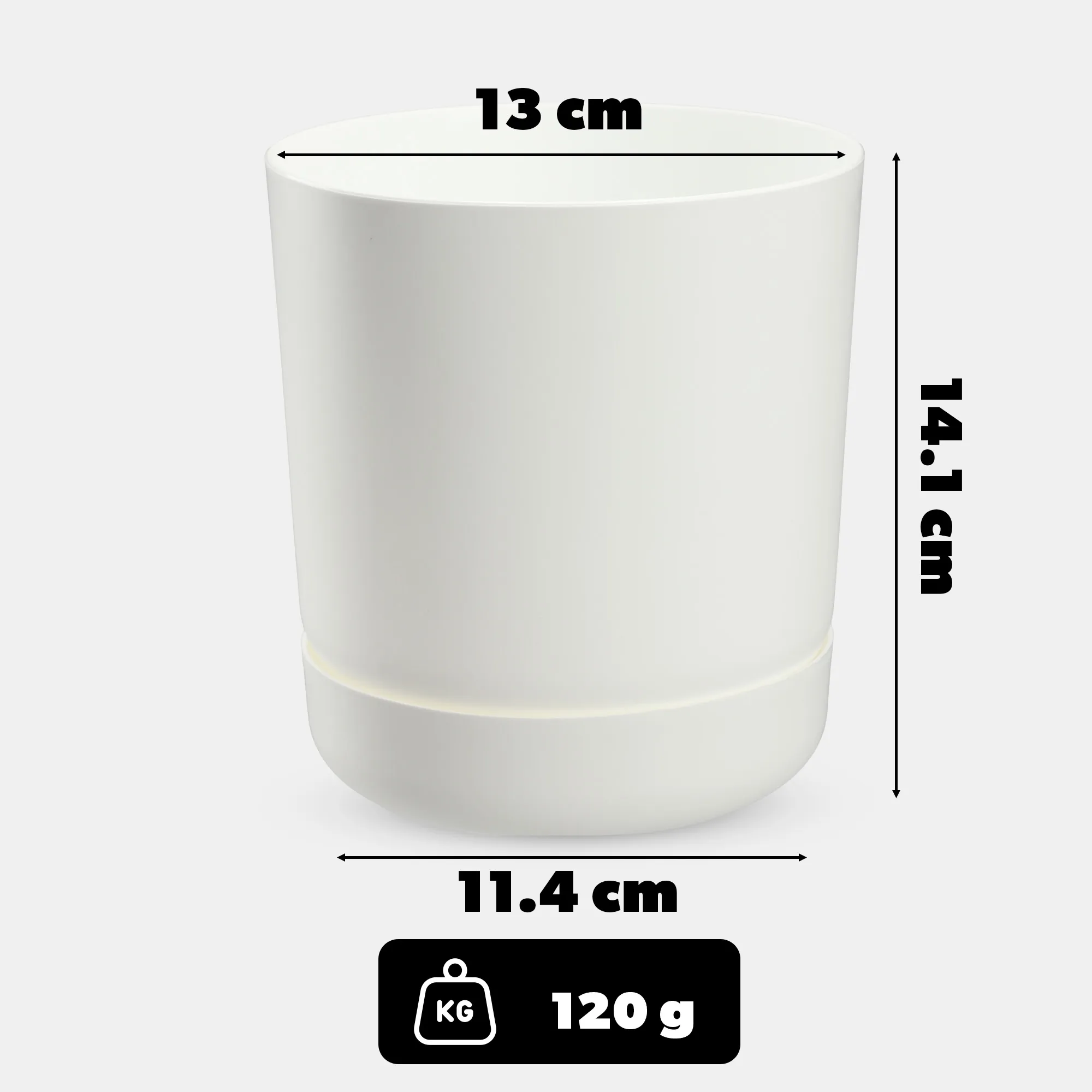 Kama vazonas su lėkštute 13 cm