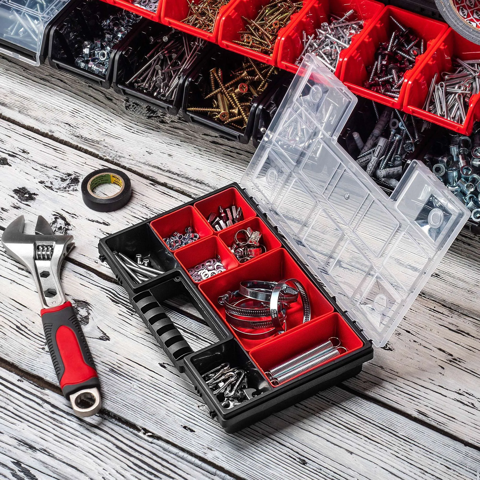 Berg dirbtuvių organizatorius 29×19 cm, 6 konteineriai, 12 vnt.