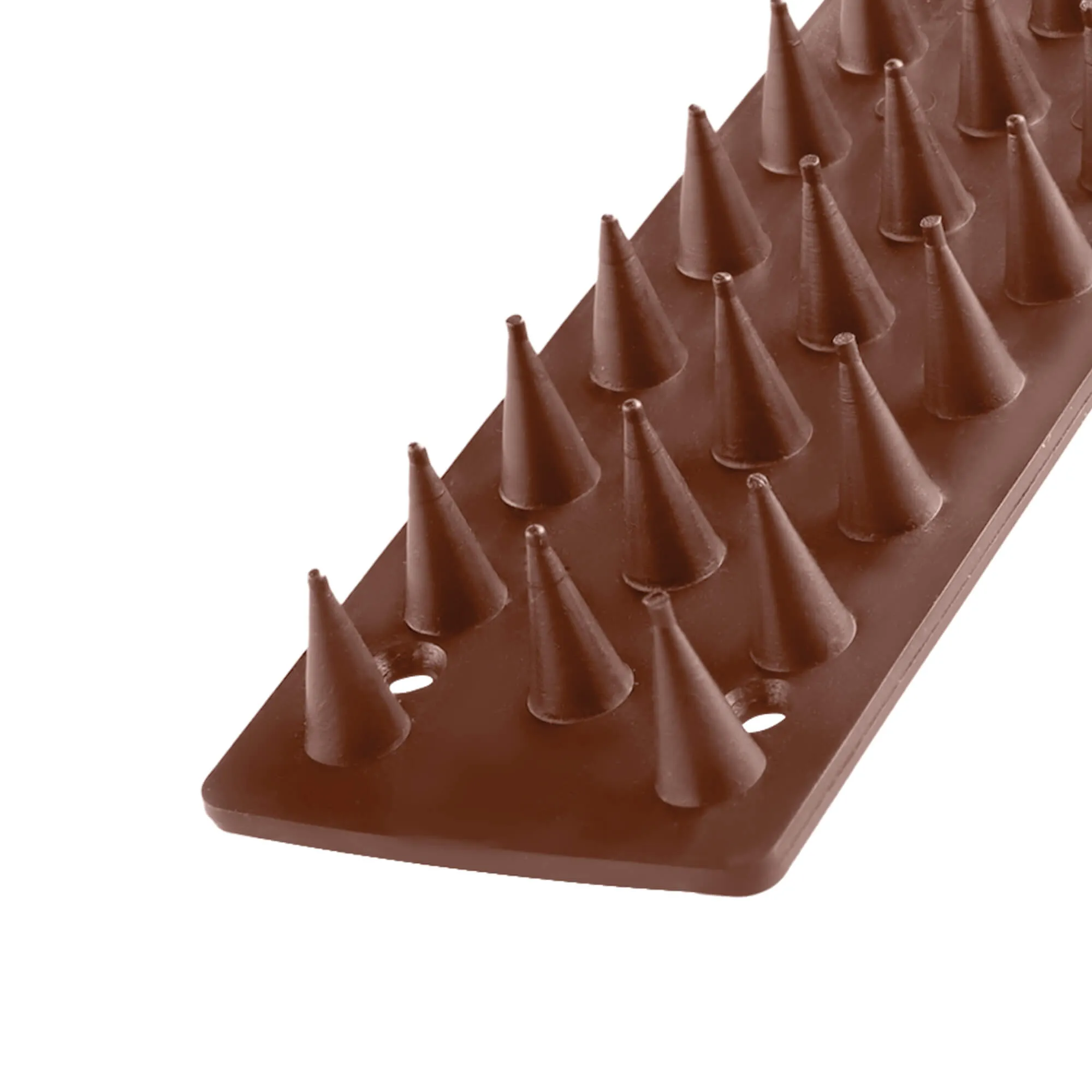 Tosta plastikiniai spygliai nuo paukščių, 50 cm, rudi, 1 vnt.