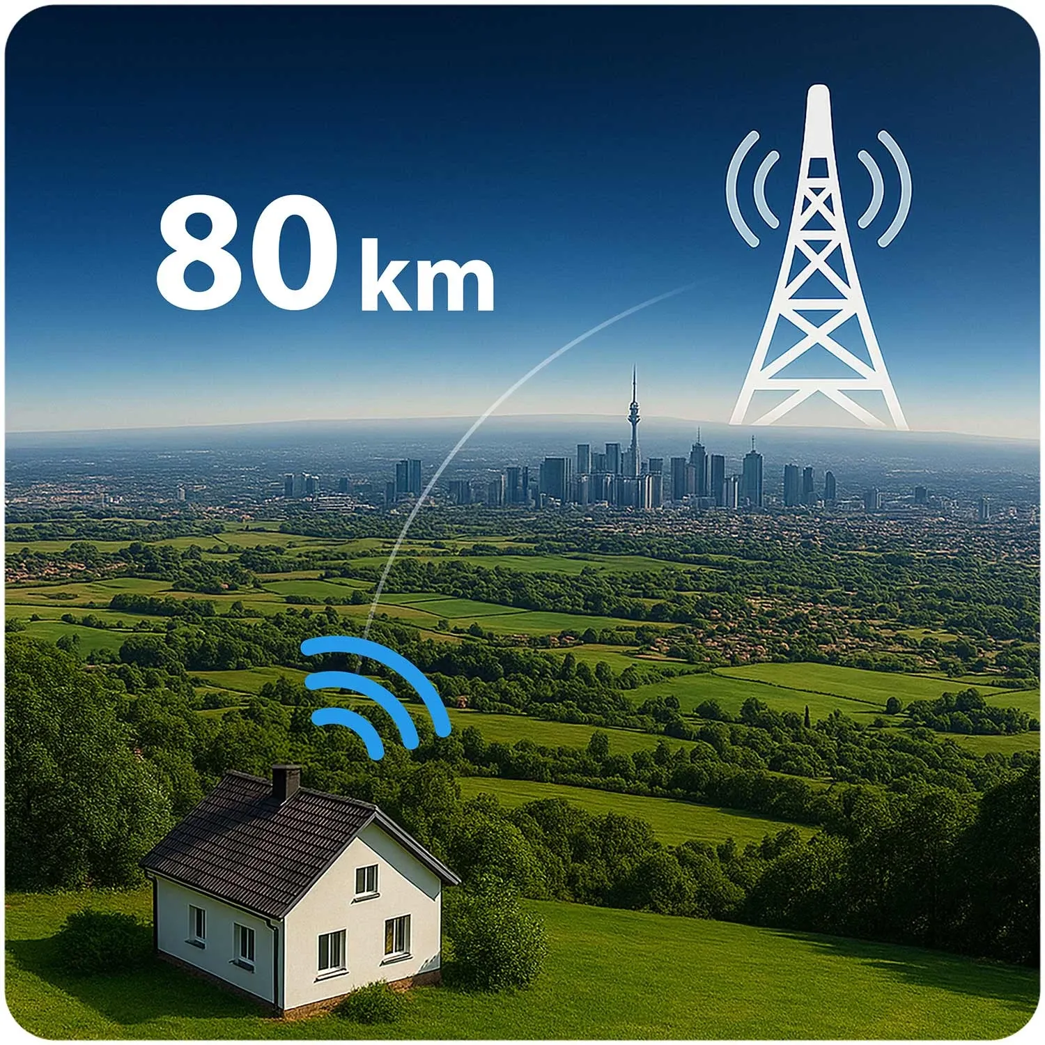 „Berdsen BD-955“ juoda vidaus/lauko televizijos ultra HD 4K antena - nuotrauka 1