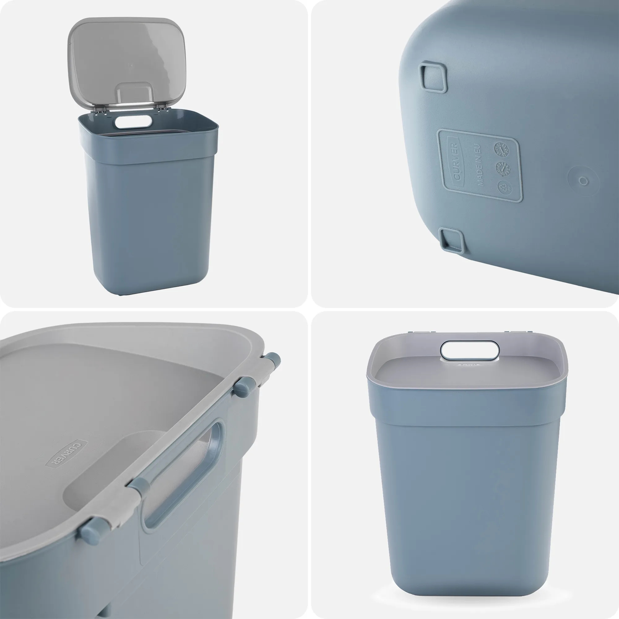 „Curver Ready to Collect“ 10 l mėlyna atliekų rūšiavimo dėžė