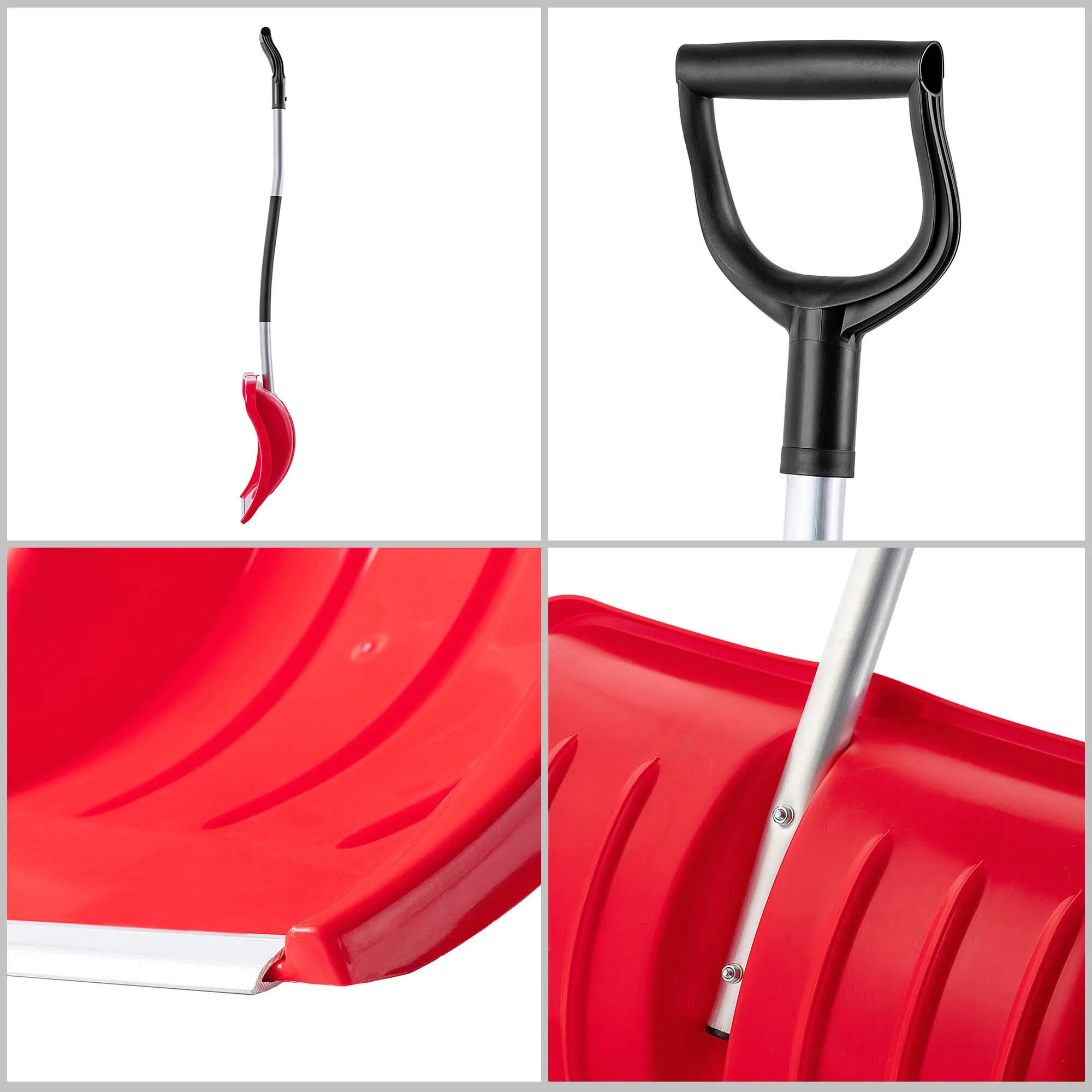 „Cros“ sniego kastuvas, 50 cm, raudonas