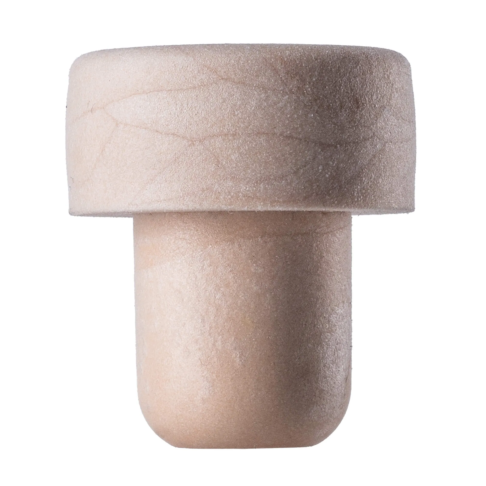 Velletri vyno butelio kamštis, sintetinis grybo formos, 17,5 mm, 1 vnt.