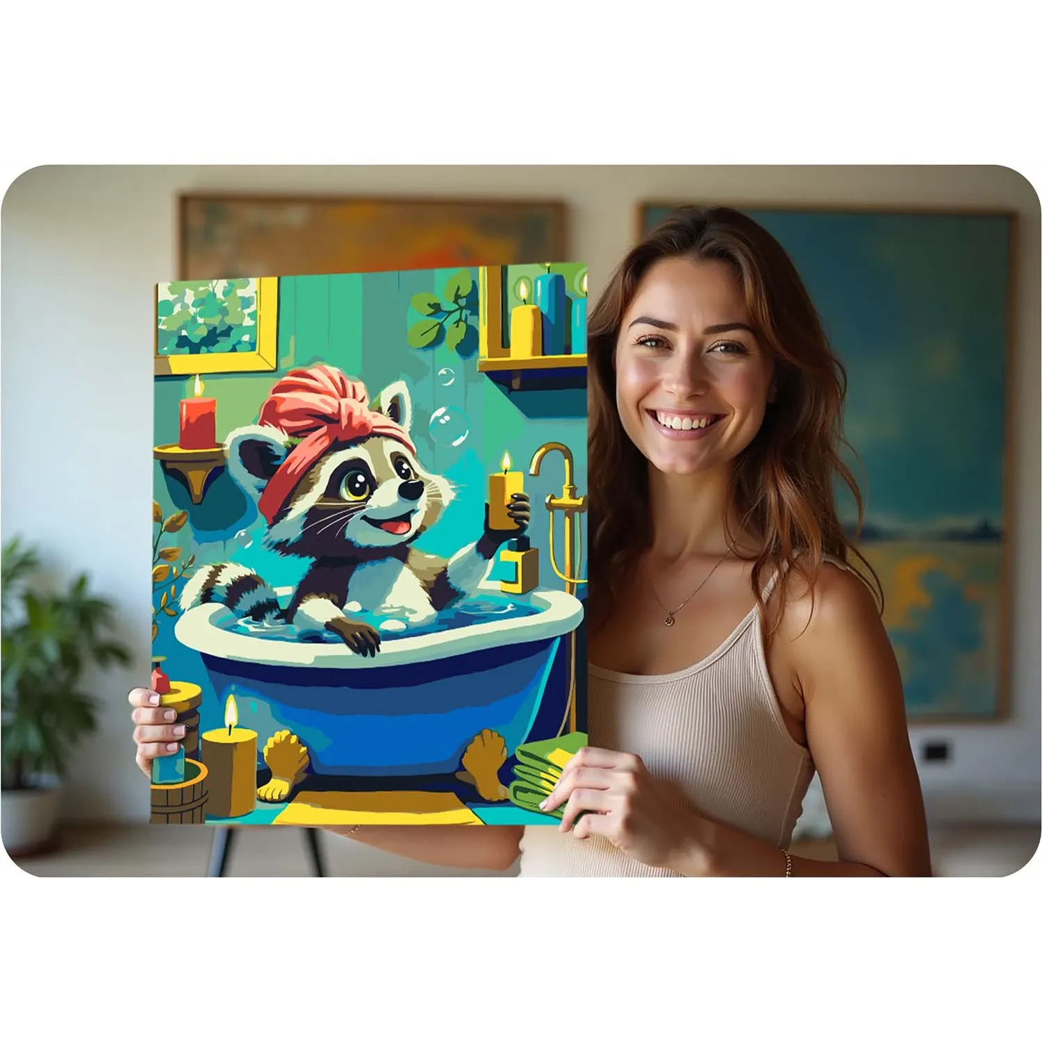 Paveikslas tapyti pagal skaičius 40x50 cm Massido Szop - nuotrauka 1