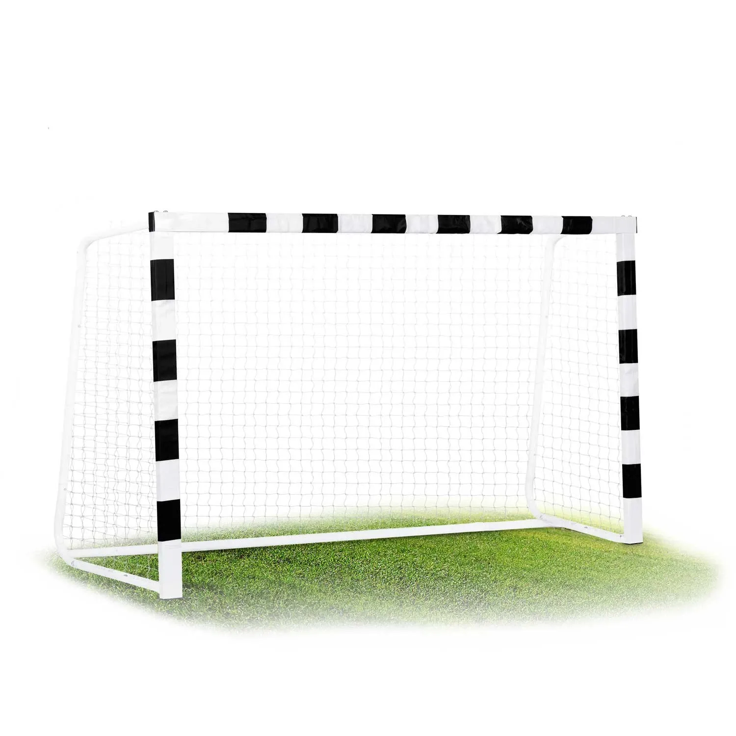 Futbolo vartai 180 x 120 x 60 cm NS-464 juodi ir balti - nuotrauka 1