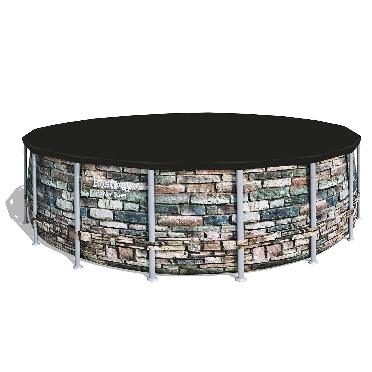 549 cm „Bestway 58039“ karkasinio baseino uždangalas - nuotrauka 1