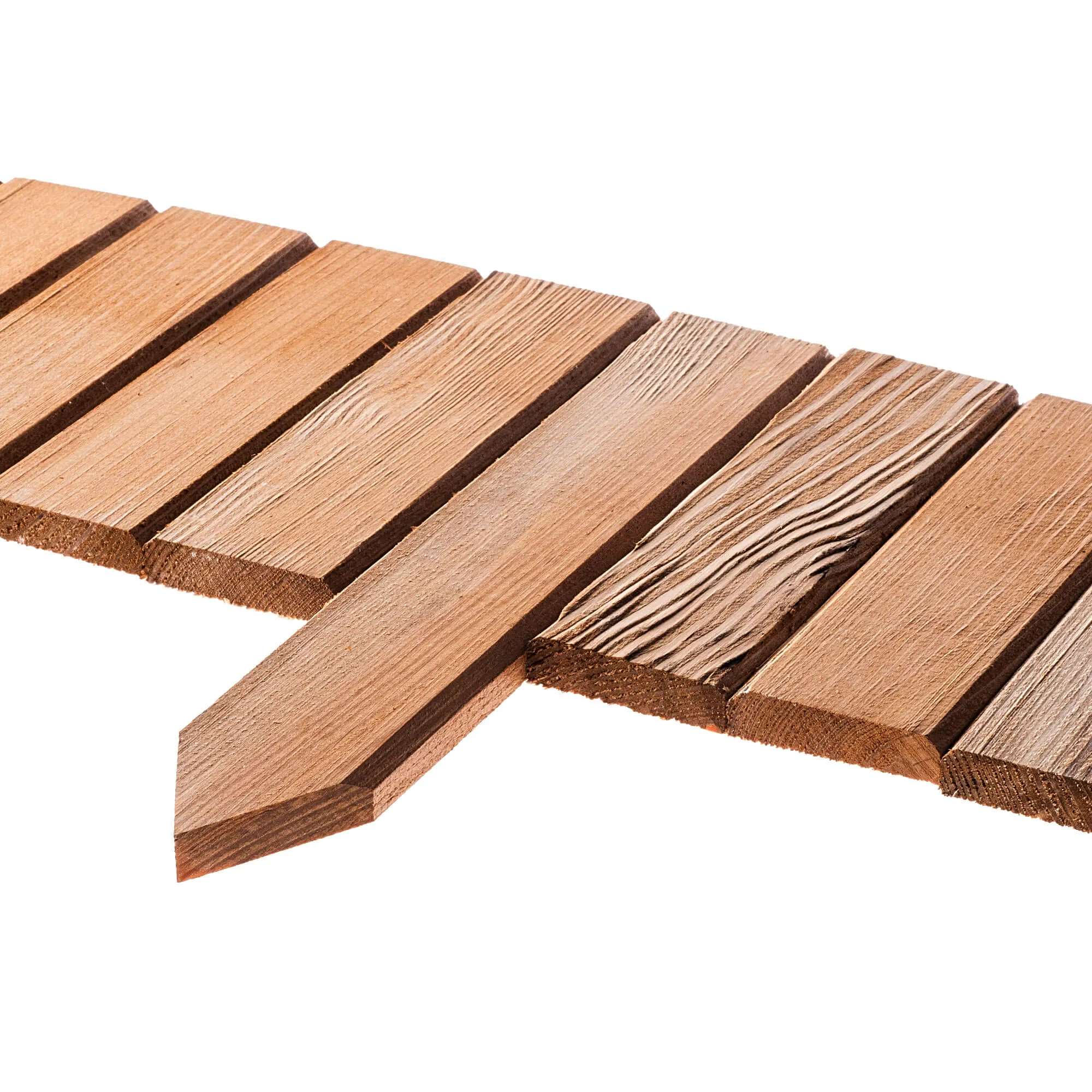 Medinė ritininė tvora Ansjo, apvadu, 115 x 15 cm, ąžuolas