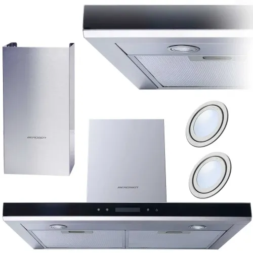 Berdsen BE-60A-T2 INOX 60 cm kamino gartraukis - nuotrauka 1