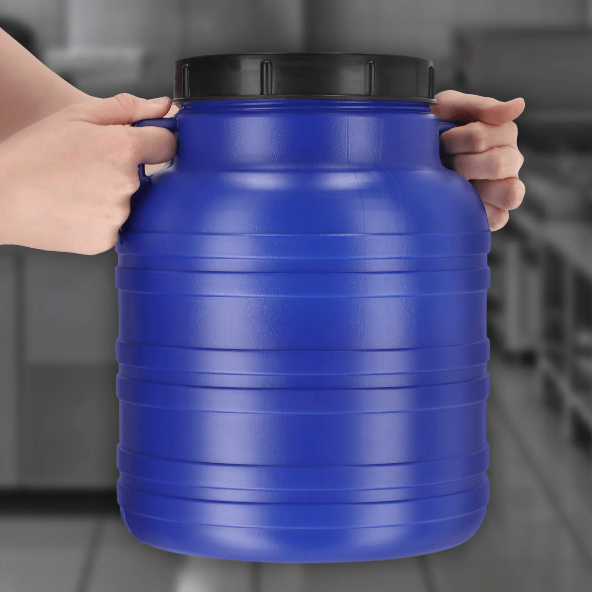 Odda 10 l plastikinė marinavimo statinė, mėlyna