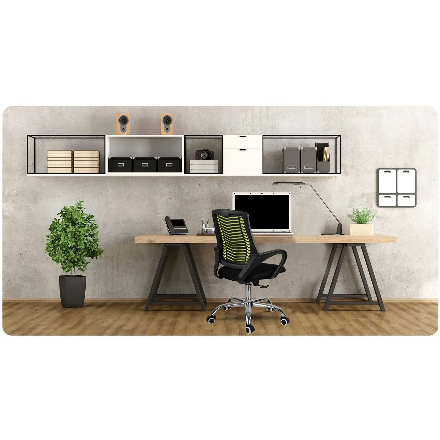 Sofotel Denar mikro tinklelio biuro kėdė, žalia - nuotrauka 1