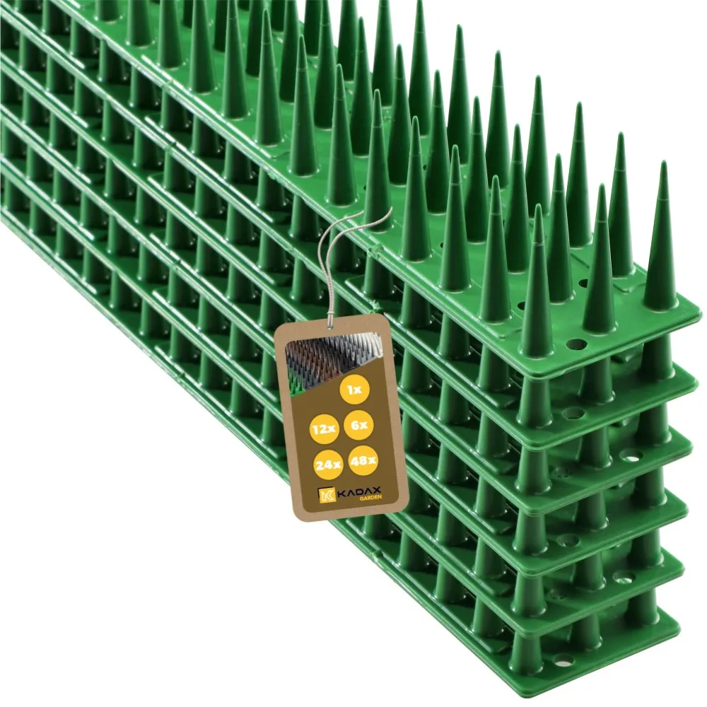 „Arcas“ plastikiniai paukščių apsaugos smaigai, žali, 6 vnt.