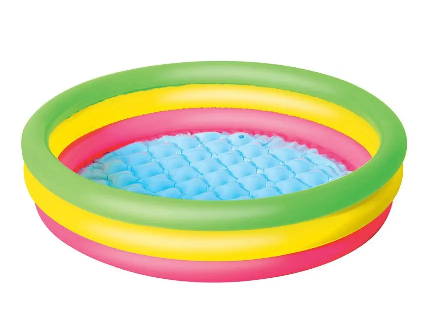 Spalvingas pripučiamas baseinas 102 x 25 cm Bestway 51104 - nuotrauka 1