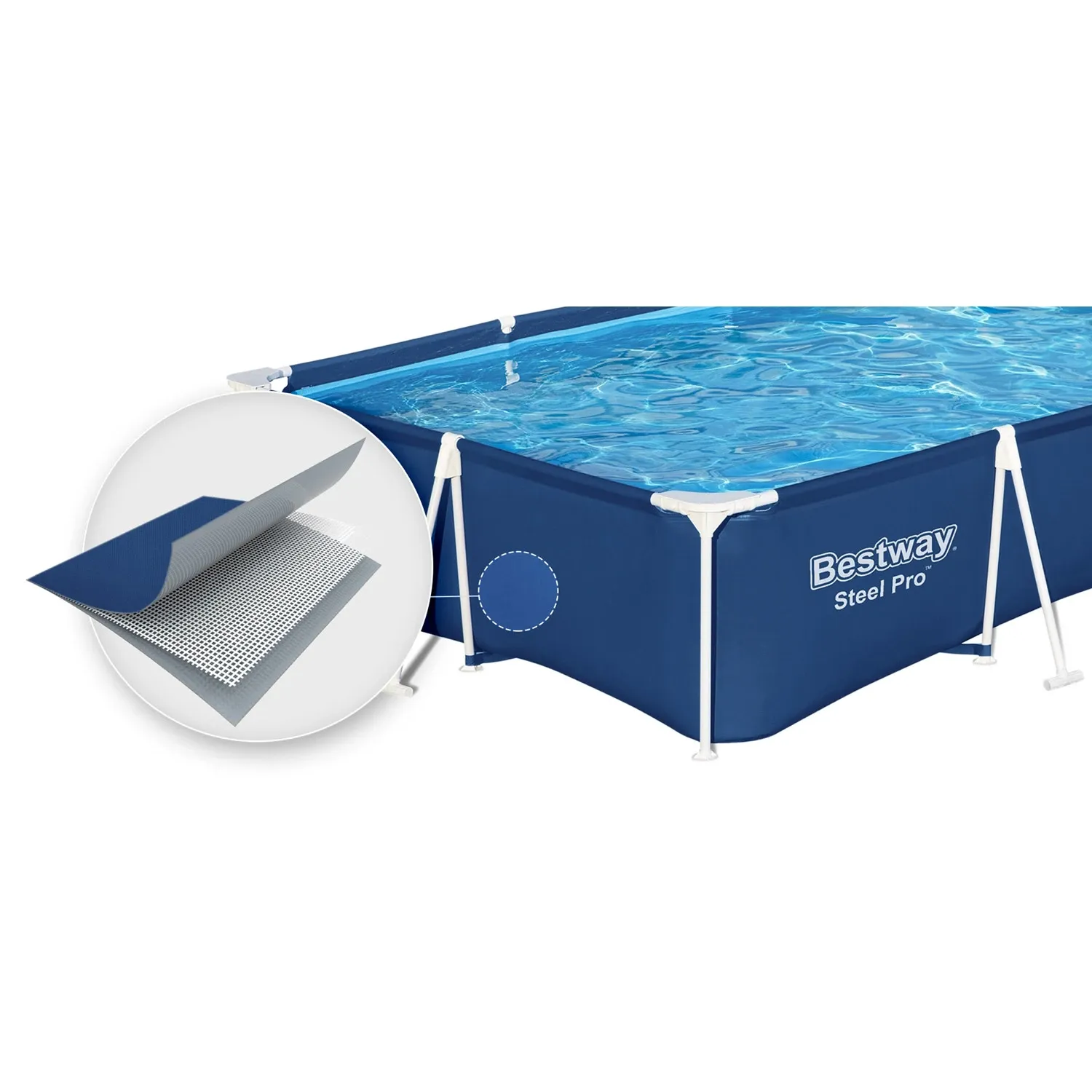 Karkasinis sodo baseinas 400 x 211 x 81 cm 15 viename Bestway 56405N - nuotrauka 1