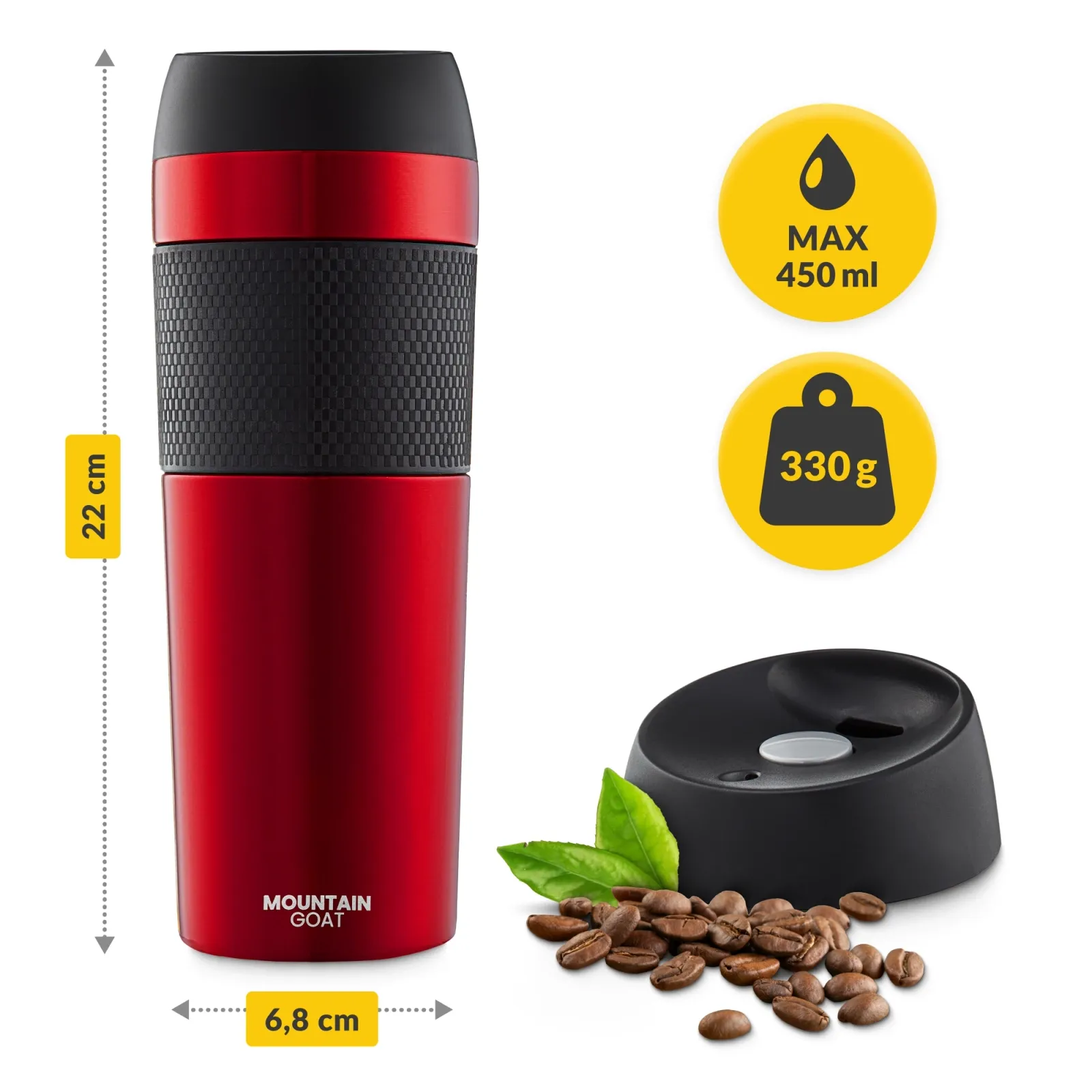 „Mountain Goat TRAVEL“ termo puodelis