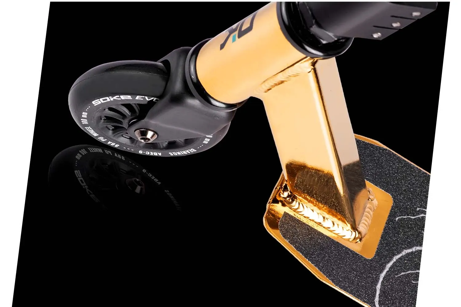 SOKE EVO gatvės auksinis triukų paspirtukas - nuotrauka 1