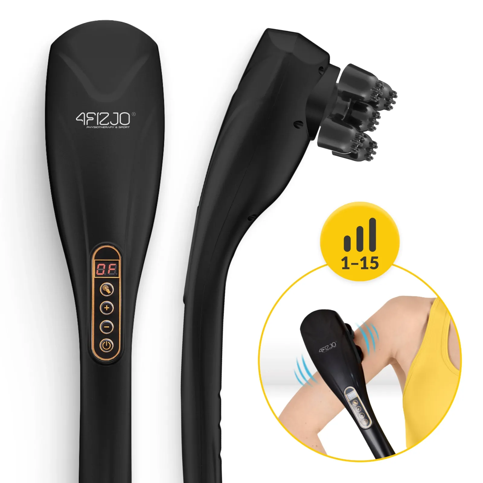 Rankinis vibruojantis kūno masažuoklis