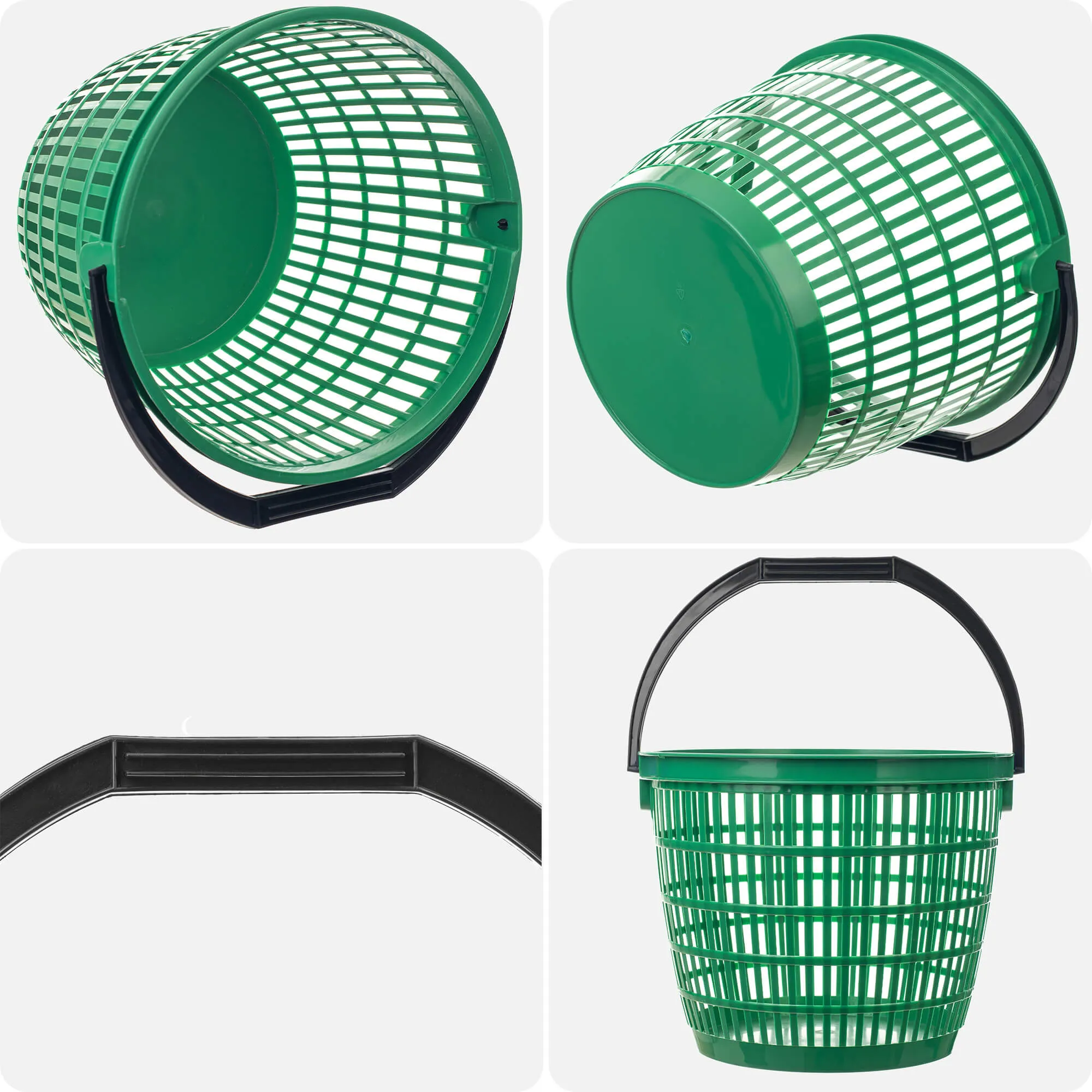 „Vublon“ 12 l ažūrinis krepšys, žalias