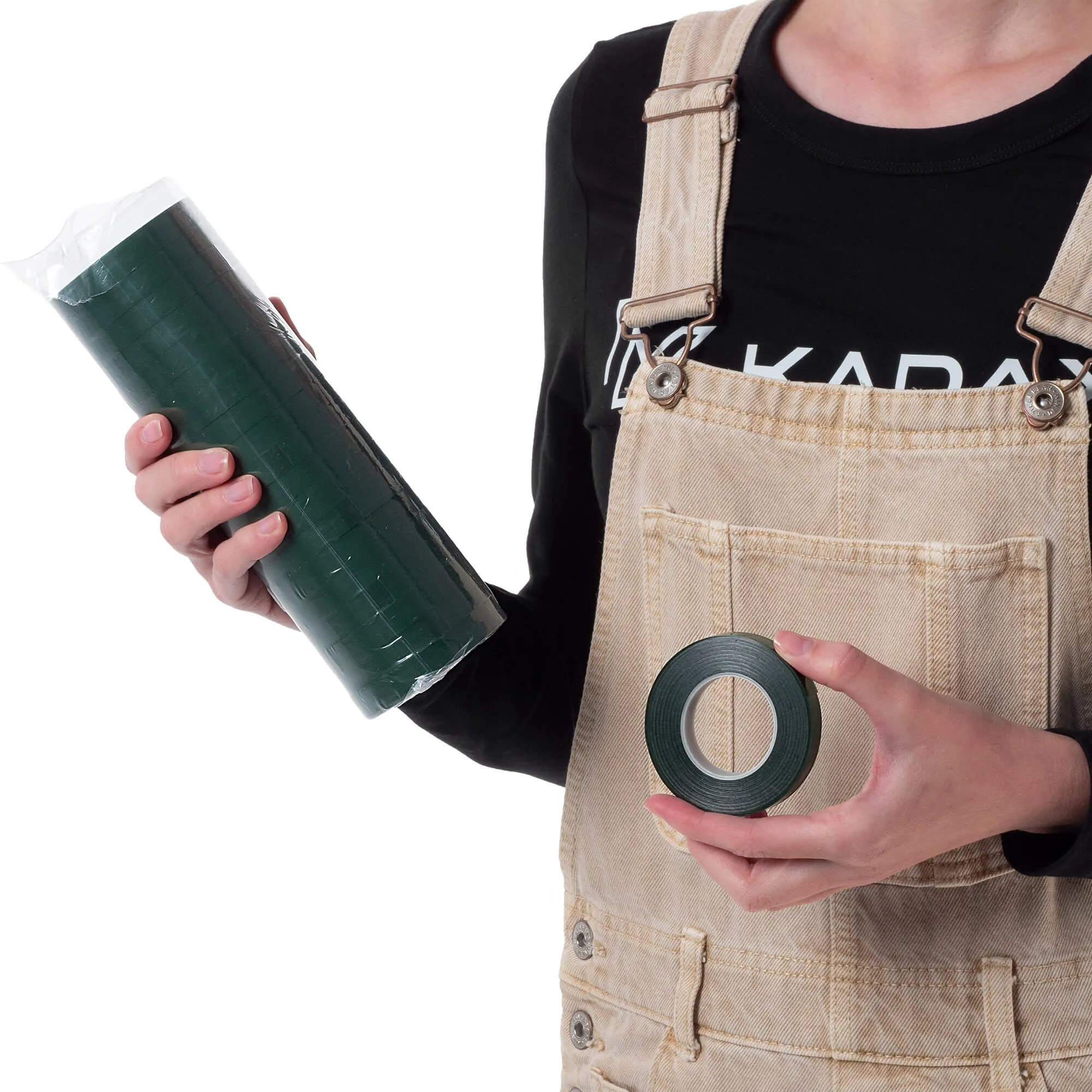 Larret sodo segiklio juostų rinkinys, 11 mm x 25 m, žalios, 20 vnt.