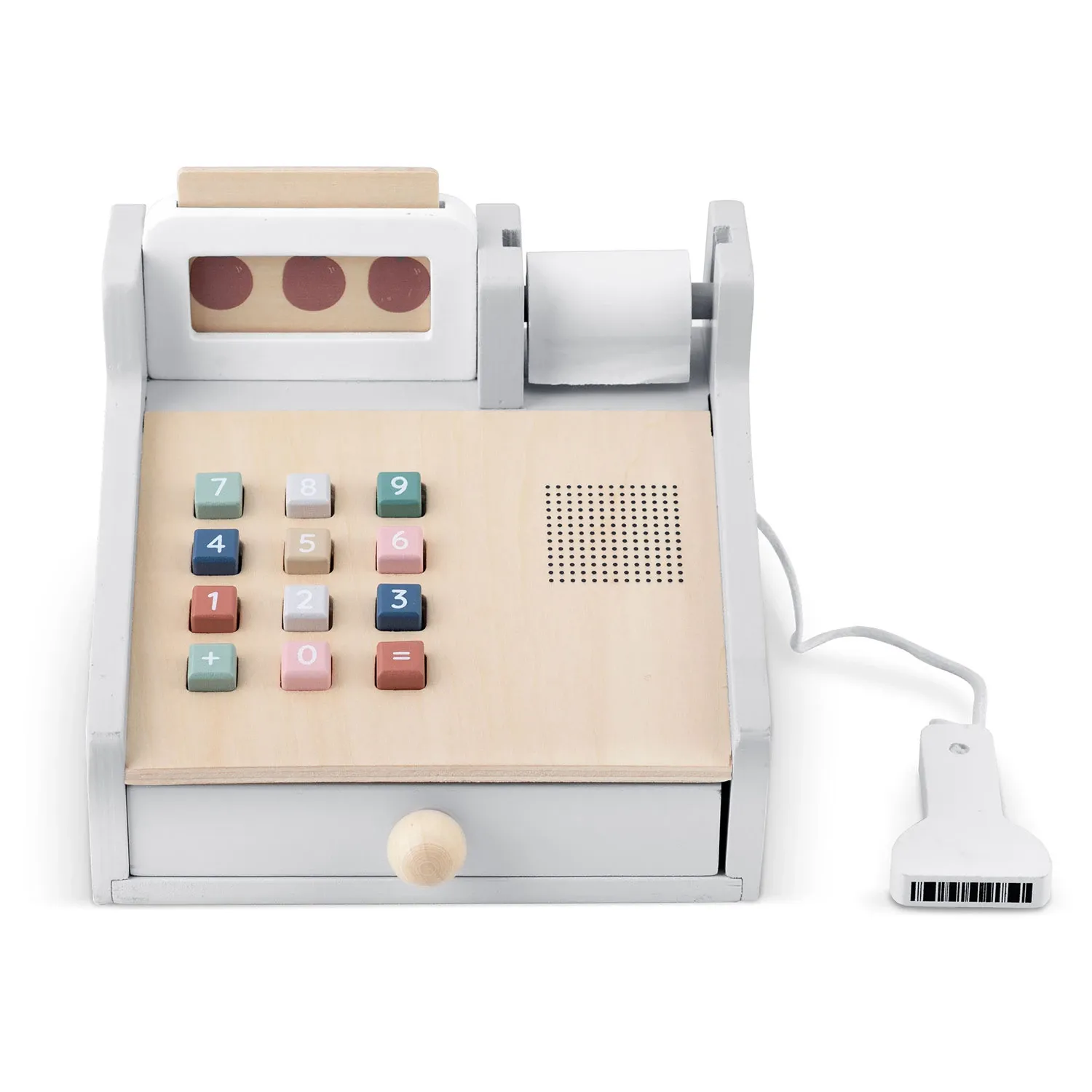 Medinis žaislinis kasos aparatas NK-863 Nukido - nuotrauka 1