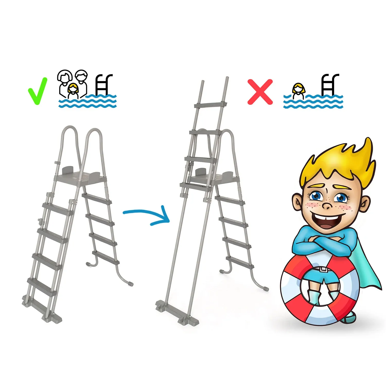 Karkasinis sodo baseinas 956 x 488 x 132 cm 11 viename Bestway 56623 - nuotrauka 1