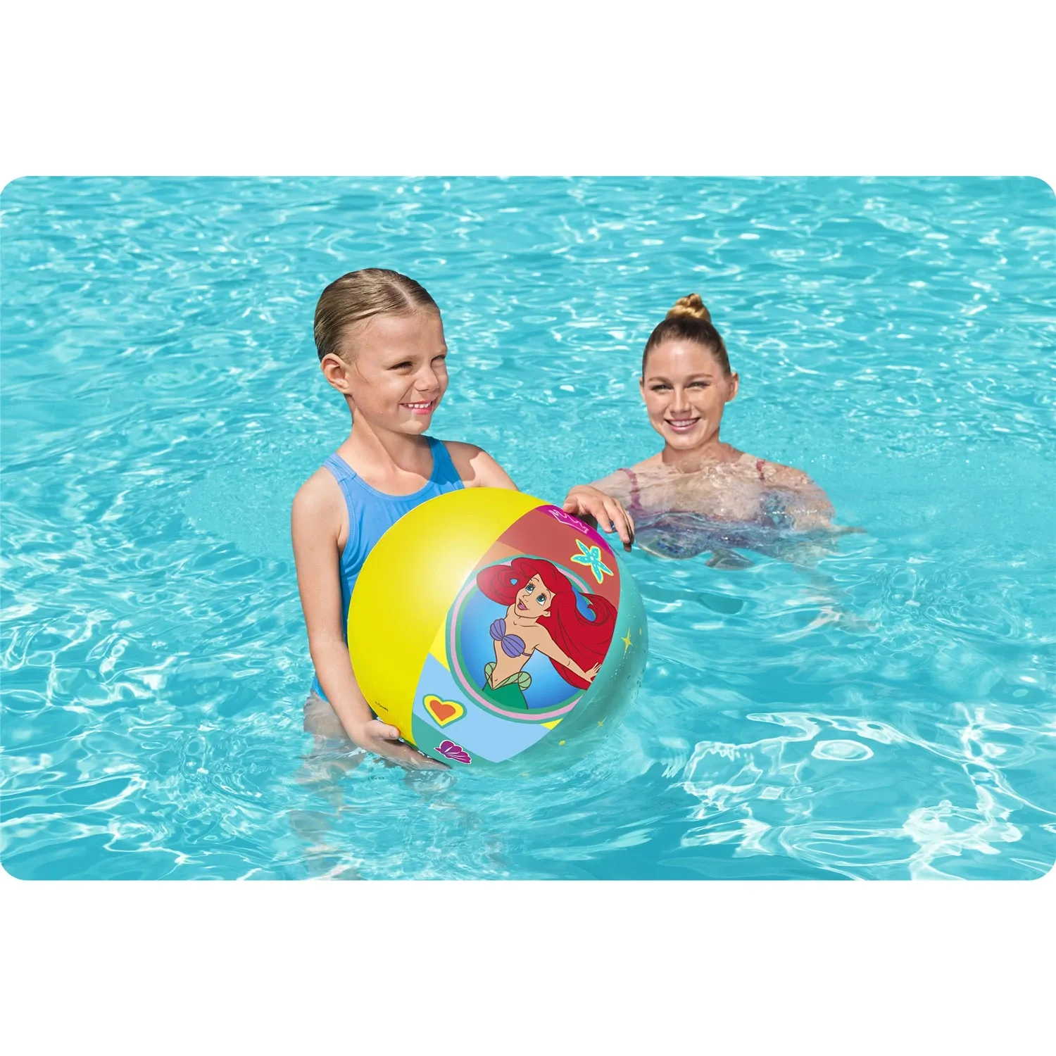 Vaikiškas paplūdimio kamuolys 51 cm Disney Princess Bestway 91042 - nuotrauka 1