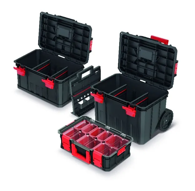KISTENBERG Modular Solution 4in1 įrankių dėžės rinkinys B – KMSS553585B – juoda