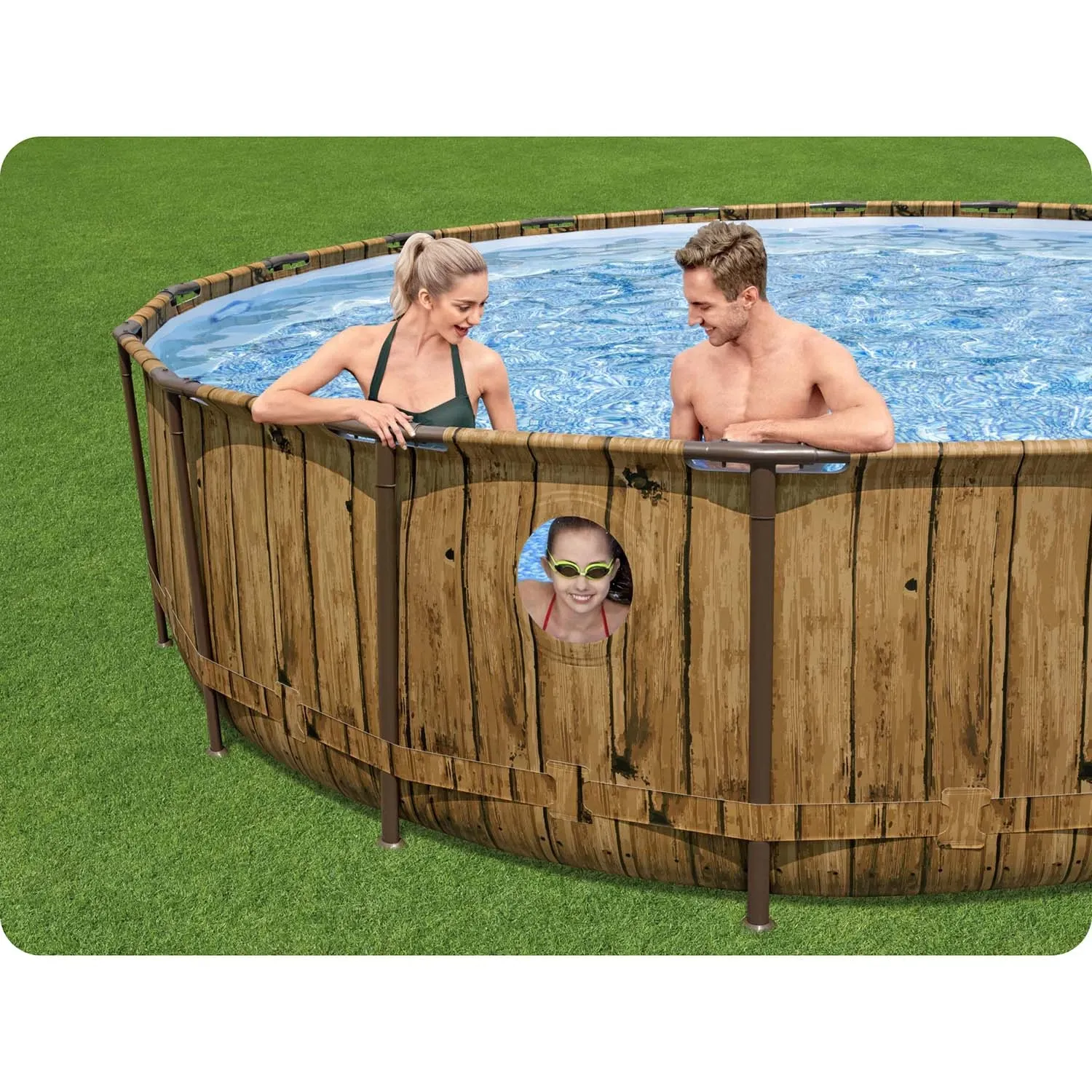 Karkasinis sodo baseinas 488 x 122 cm 12in1 Bestway 56725N - nuotrauka 1