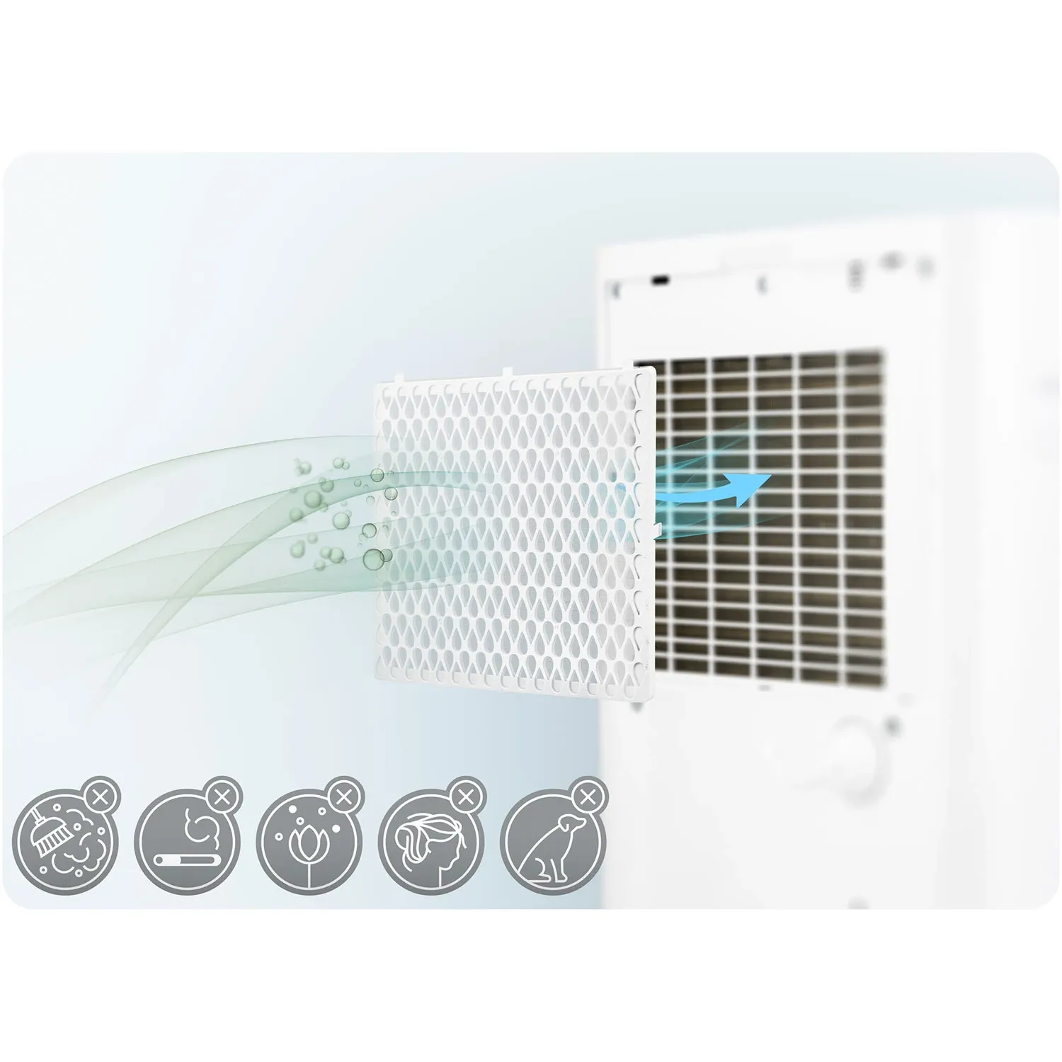 Berdsen BD-534 kompresorinis oro džiovintuvas - drėgmės sugėriklis, baltas - nuotrauka 1