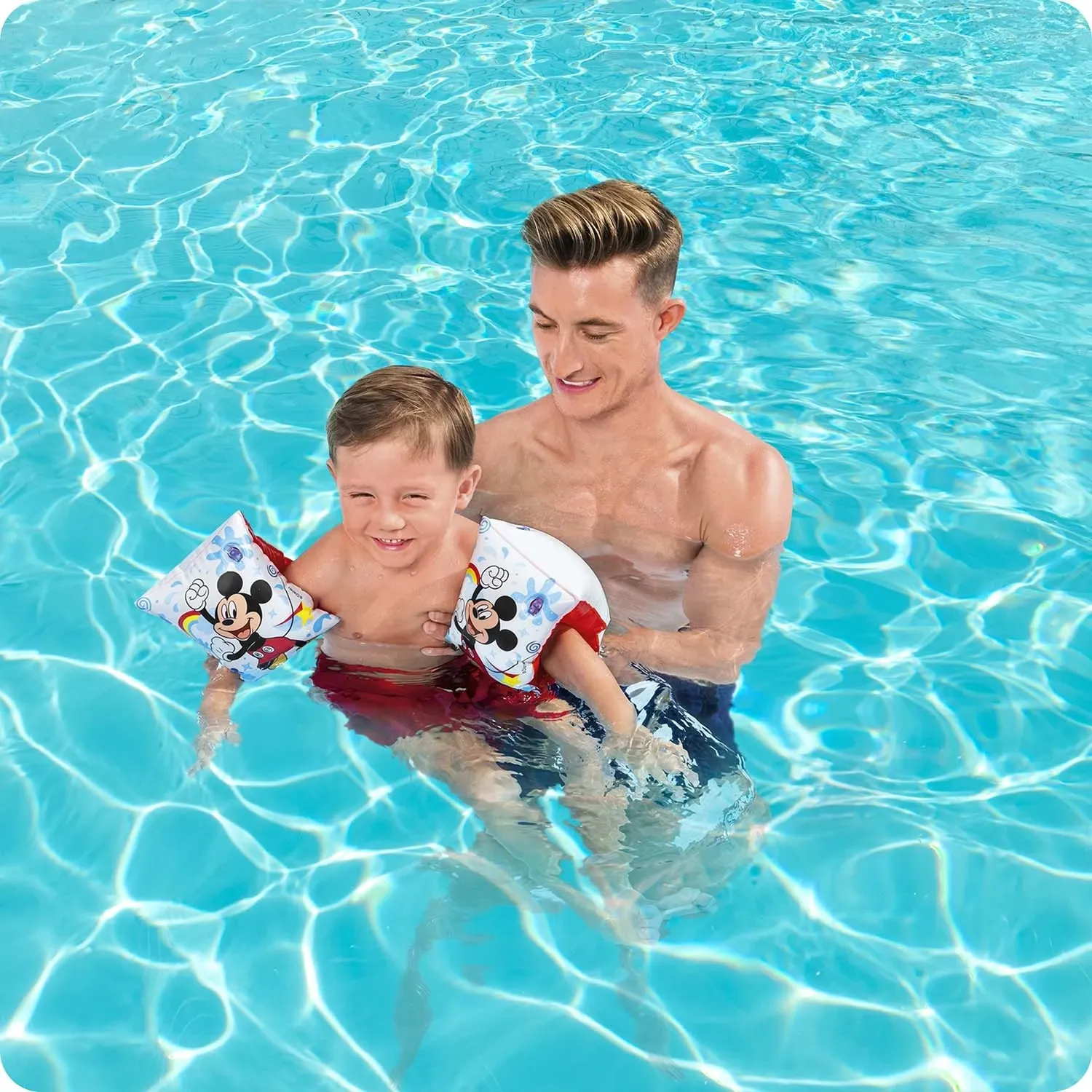 Plaukimo raiščiai Mikio paveikslėlyje, 23 x 15 cm, Bestway 91002 - nuotrauka 1