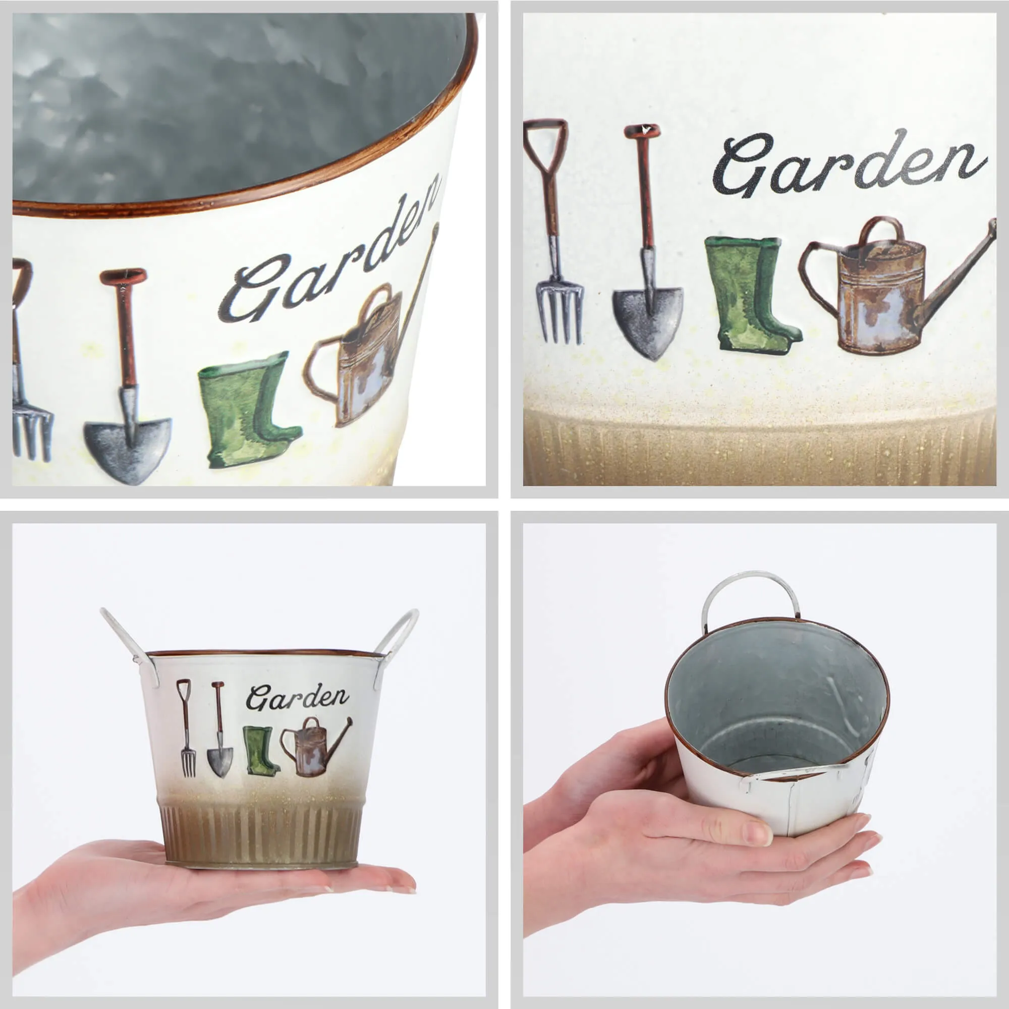 Stanti apvalus gėlių vazonas 12 cm