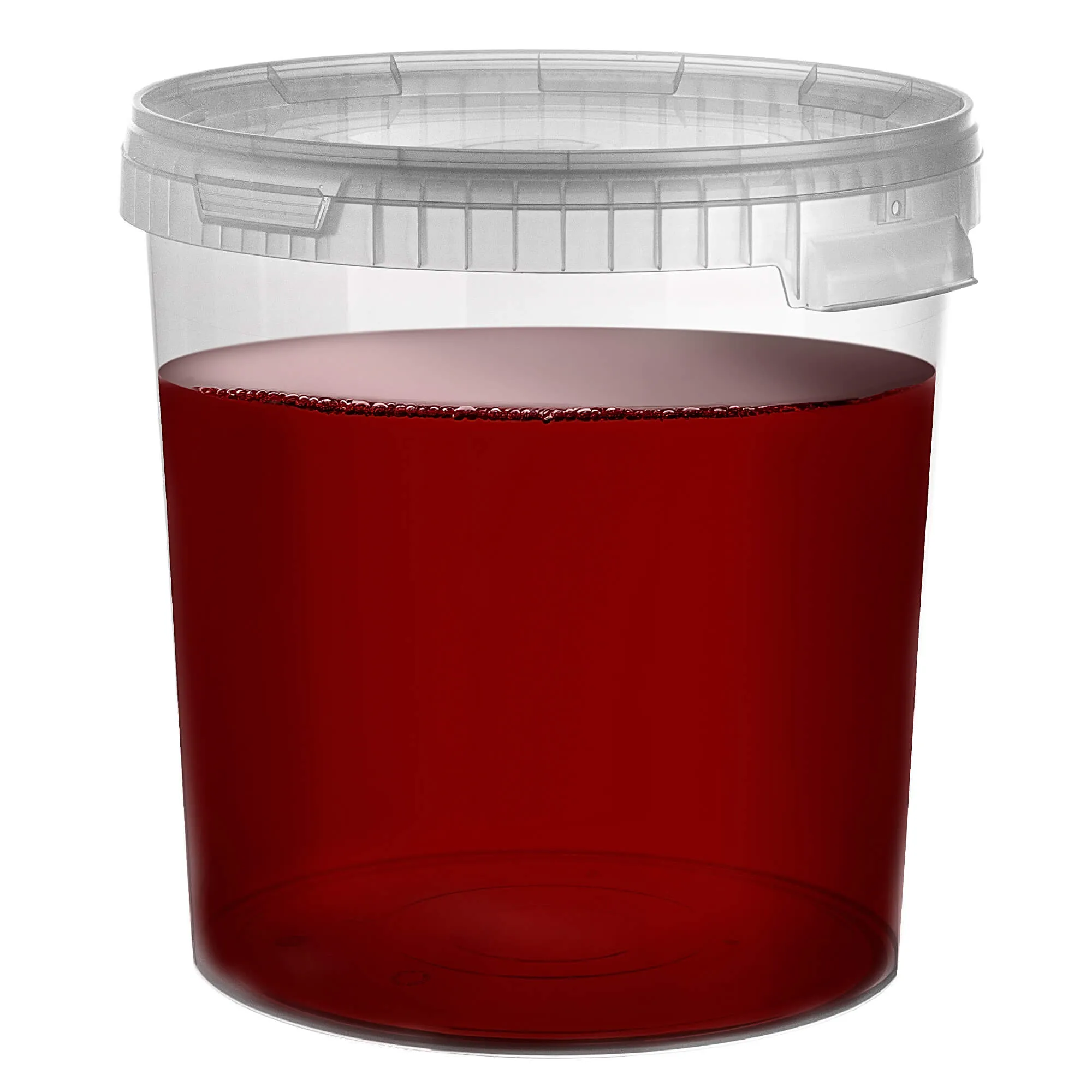 Acerra fermentacijos indas su dangčiu, 33 l, skaidrus