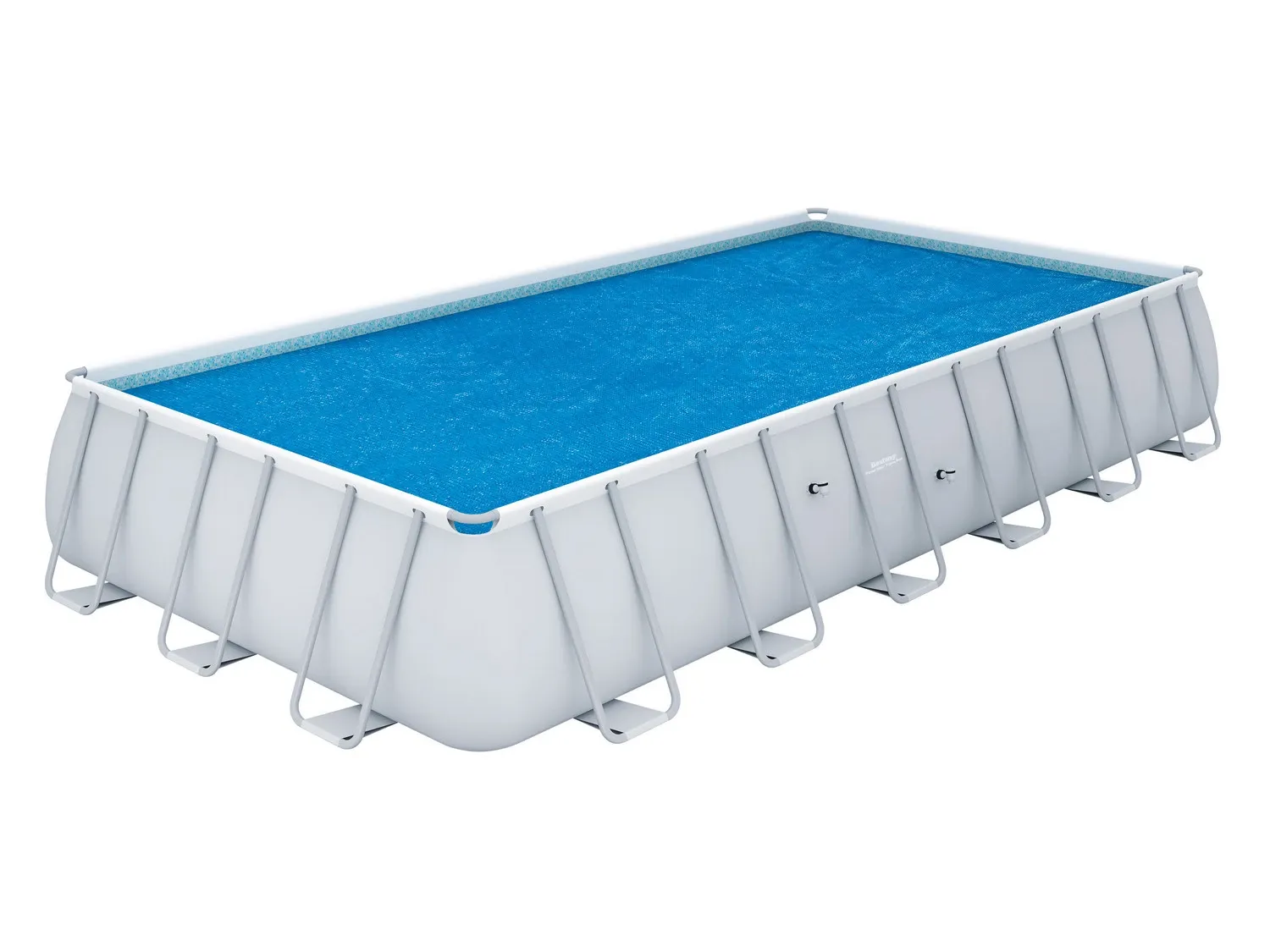 Baseino stogelis su saulės energija 732 x 366 cm „Bestway 58228“ - nuotrauka 1