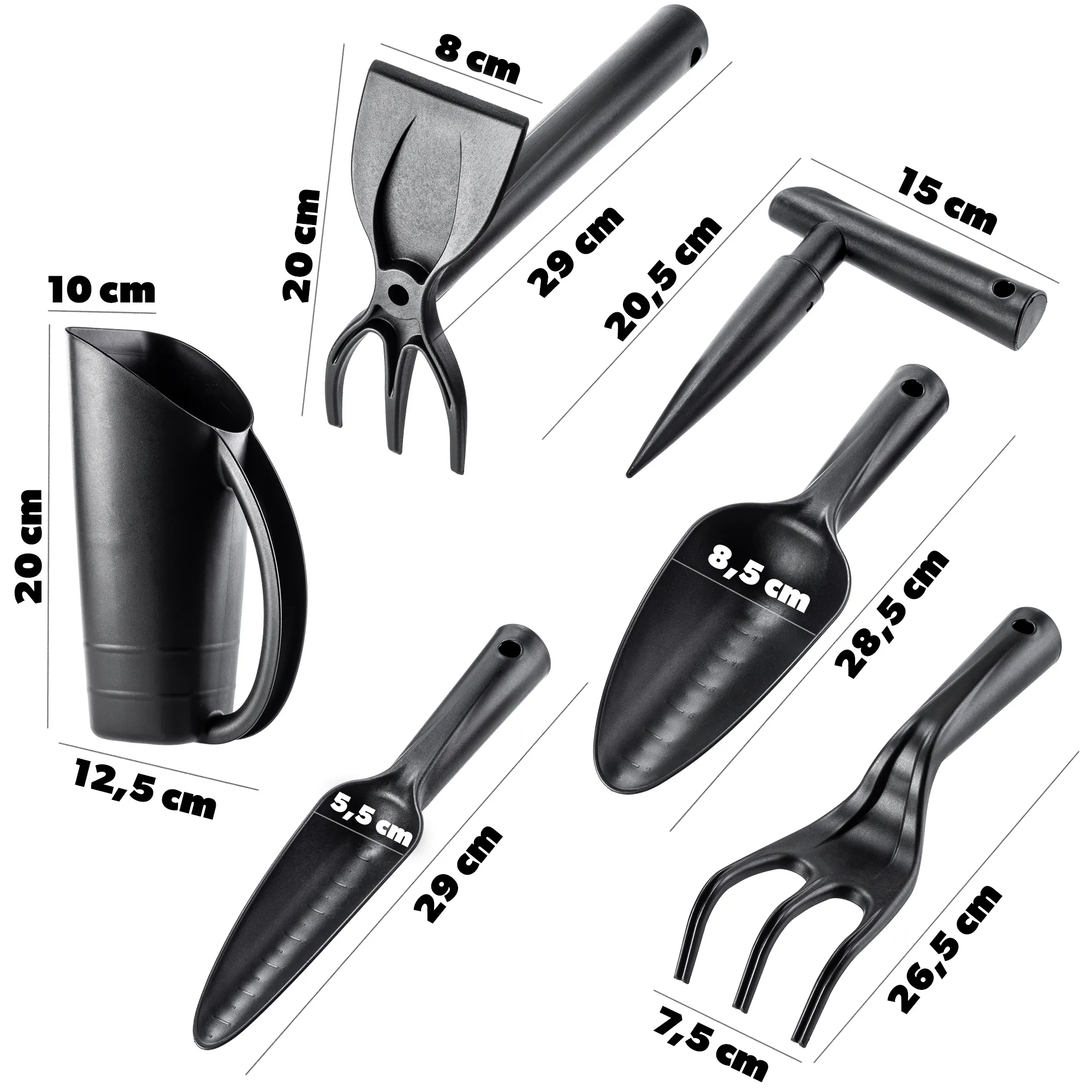 „Astros“ sodo įrankių rinkinys, 6 dalys