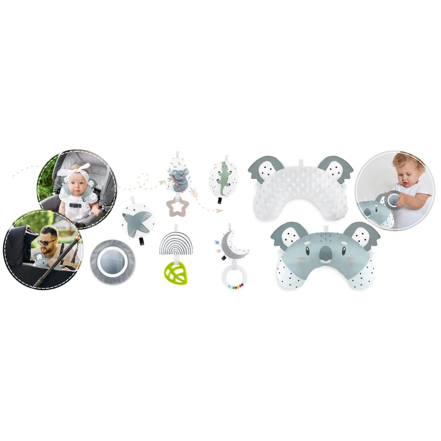 Interaktyvus edukacinis kilimėlis 136 x 136 cm Koala Nukido - nuotrauka 1