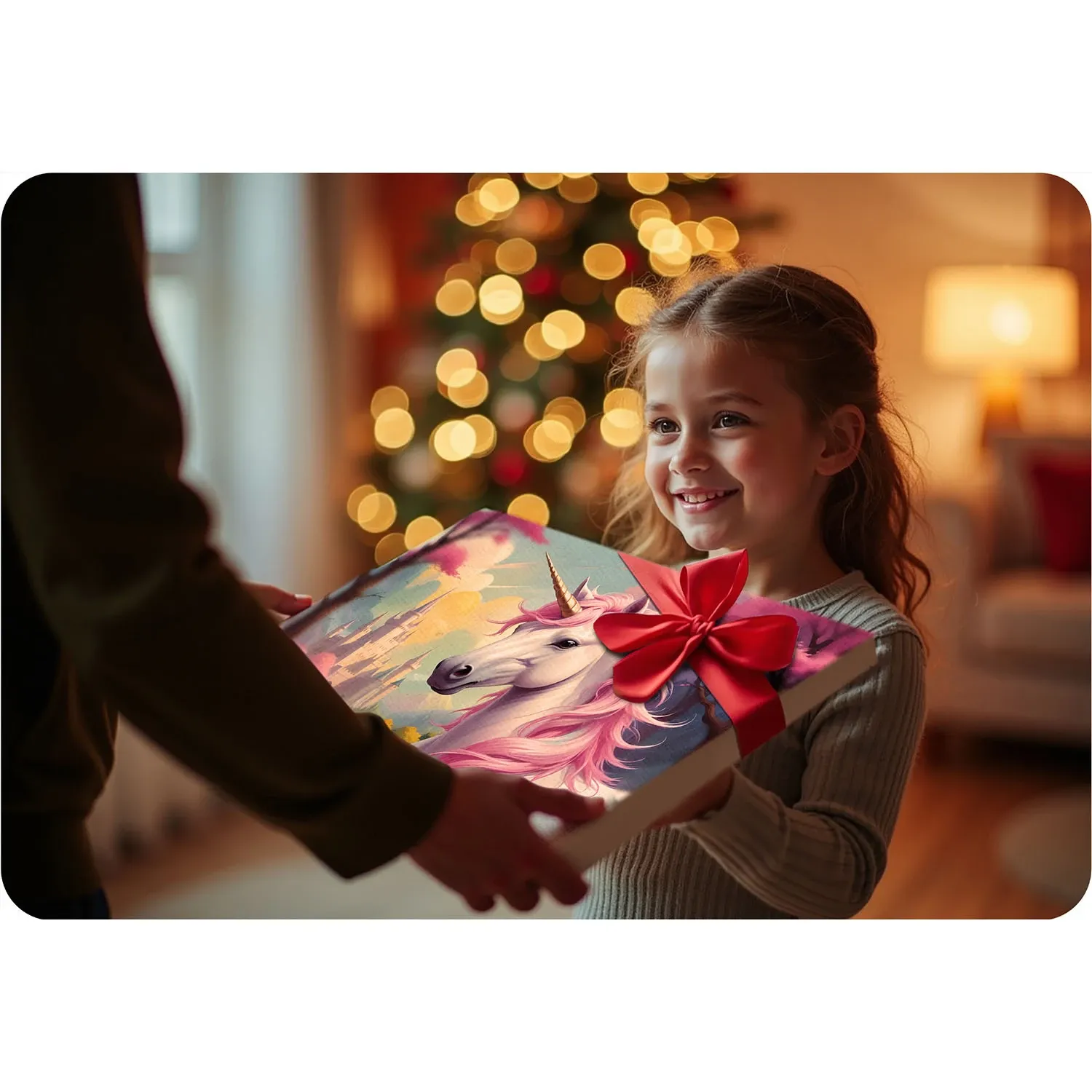 Paveikslas, tapytas skaičiais, 40x50 cm, Massido, vienaragis - nuotrauka 1