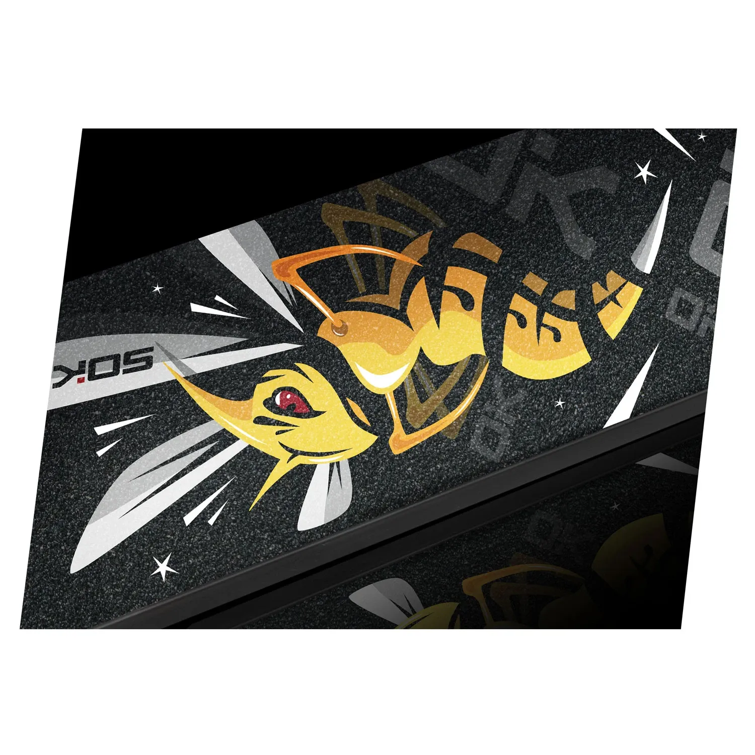 SOKE XTR triukų paspirtukas juodas ir geltonas - nuotrauka 1