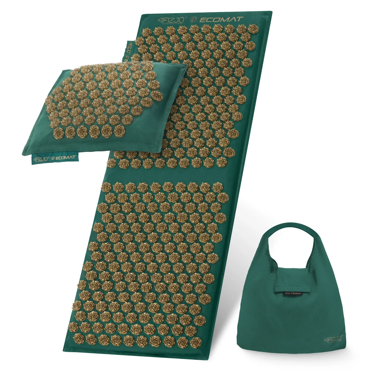 EKO akupresūros kilimėlis su pagalve